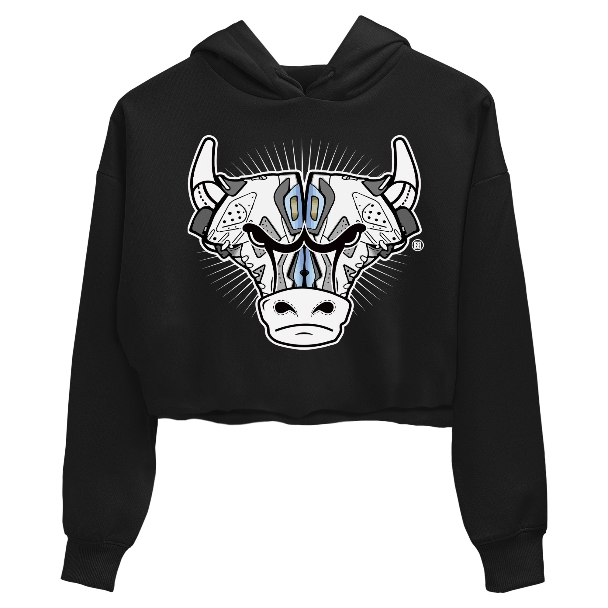 snkmatch Bull Head Women's Tops - Air Jordan 6 Cool Grey