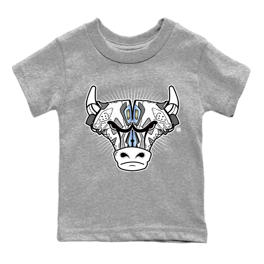 snkmatch Bull Head Kids Tops - Air Jordan 6 Cool Grey