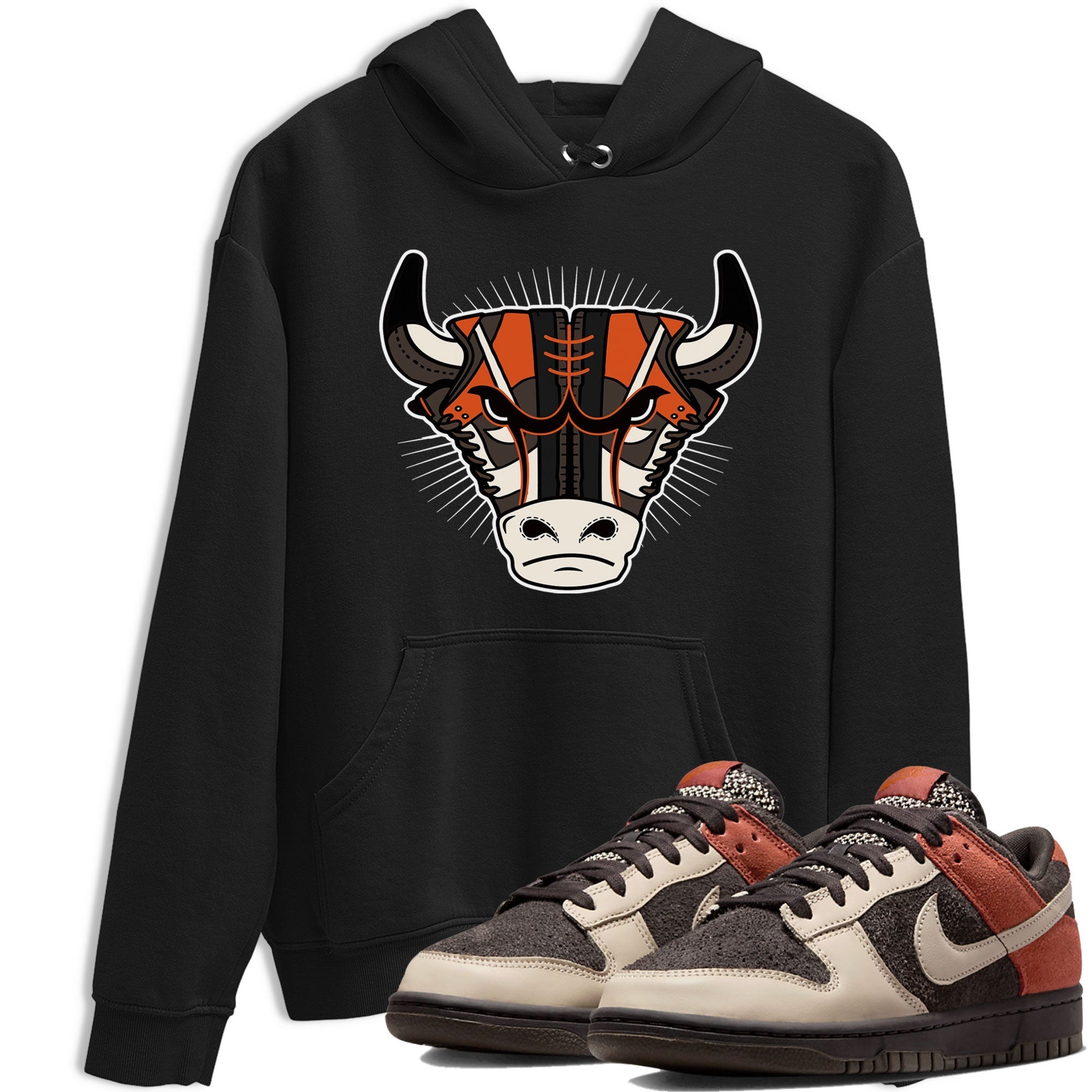 snkmatch Bull Head snkmatch Tee - Dunk Red Panda