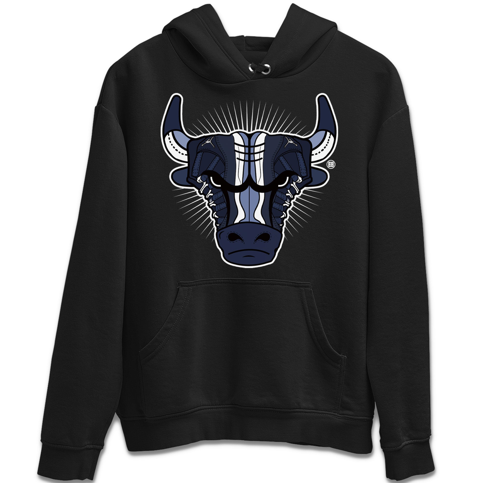 snkmatch Bull Head Unisex Tops - Air Jordan 11 Midnight Navy