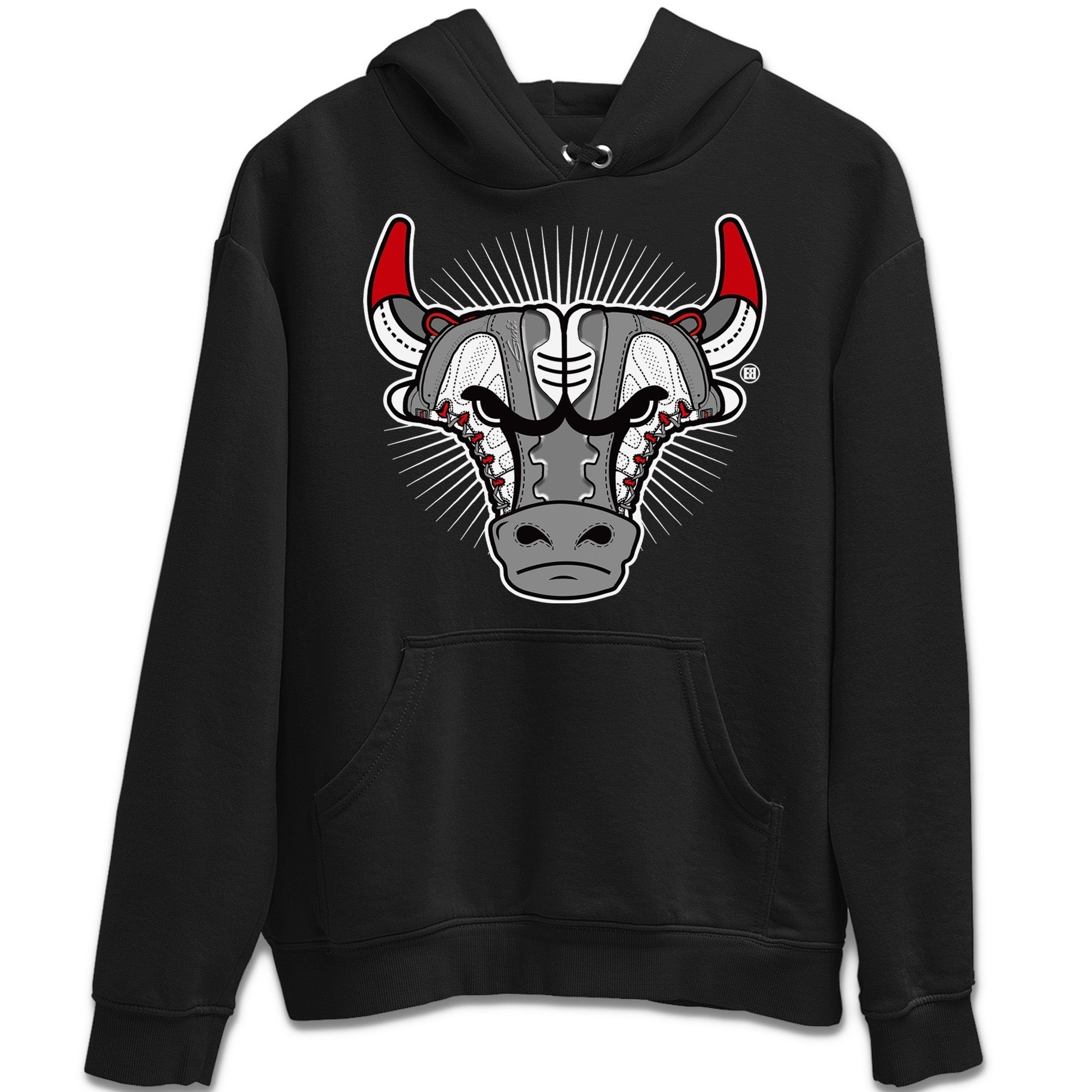 snkmatch Bull Head Unisex Tops - Air Jordan 9 Fire Red