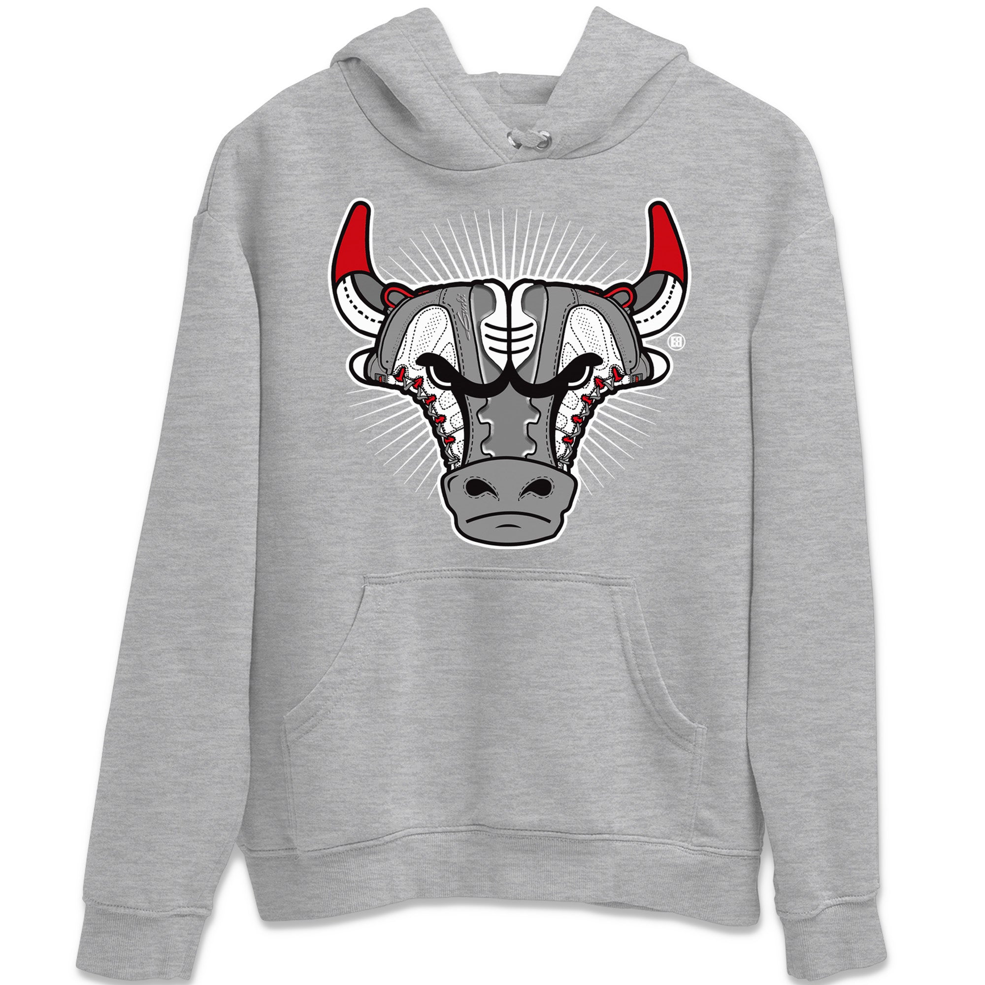 snkmatch Bull Head Unisex Tops - Air Jordan 9 Fire Red