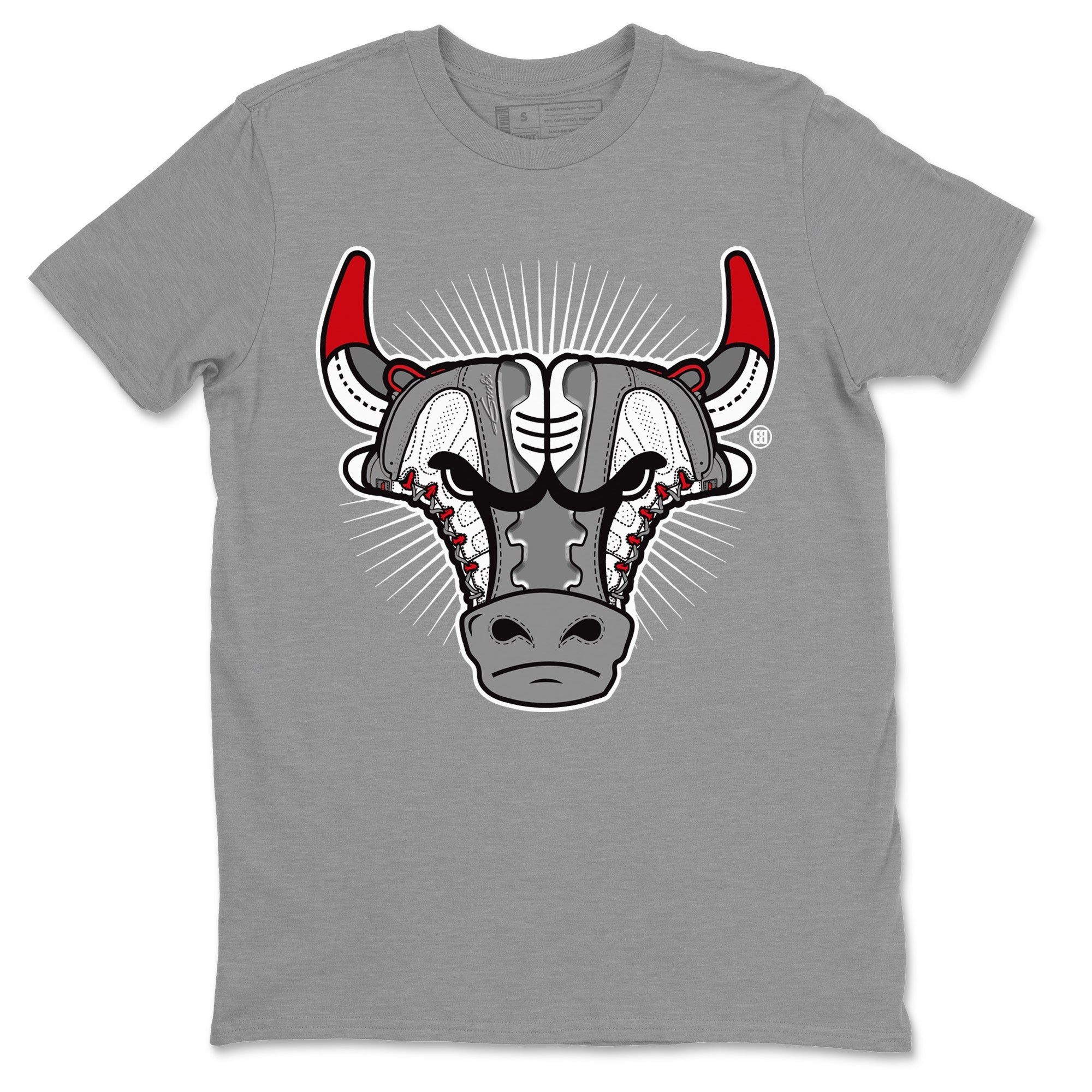 snkmatch Bull Head Unisex Tops - Air Jordan 9 Fire Red