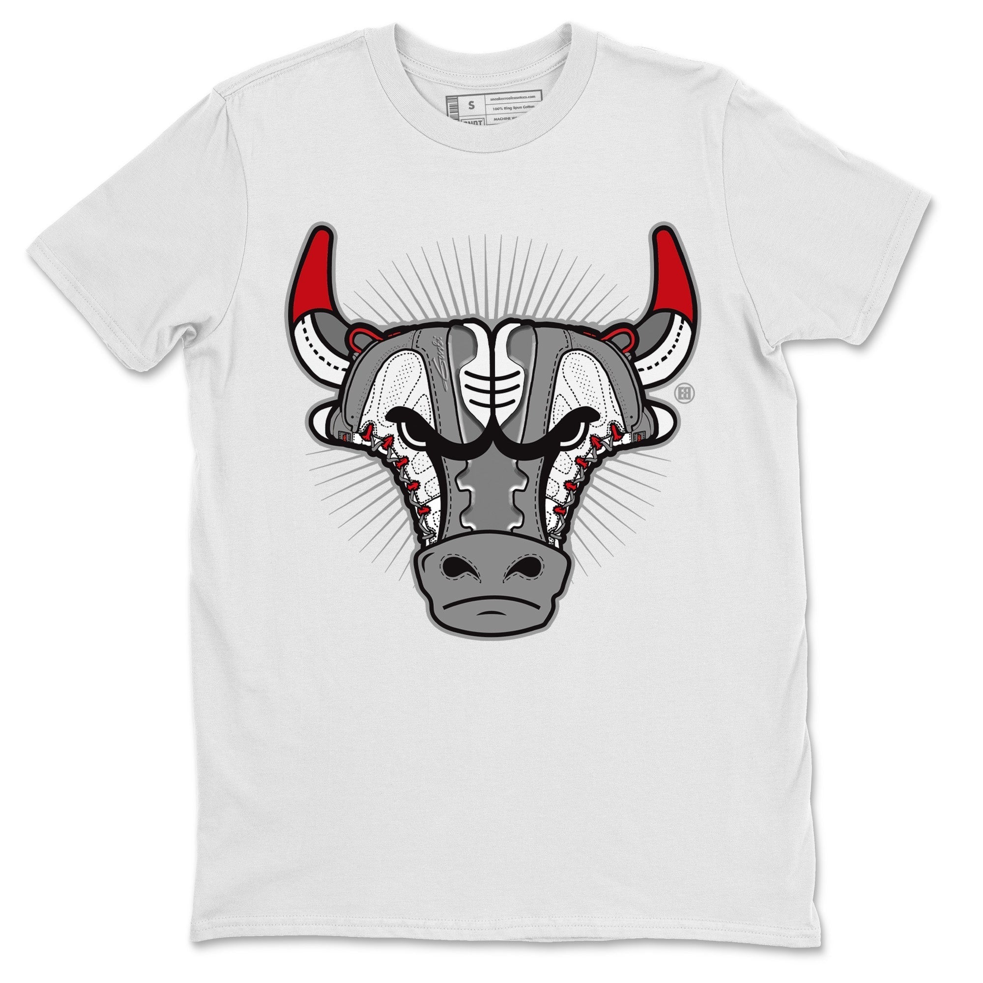 snkmatch Bull Head Unisex Tops - Air Jordan 9 Fire Red
