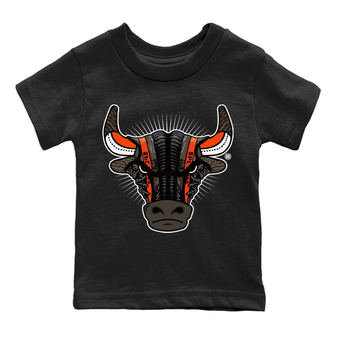 snkmatch Bull Head Kids Tops - Yeezy 350 Carbon Beluga