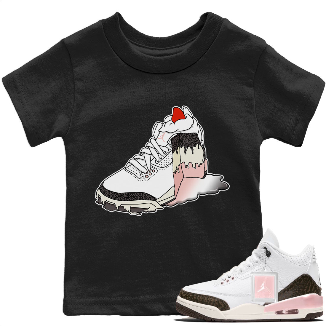 snkmatch Cake Kids Tops - Air Jordan 3 Atmosphere