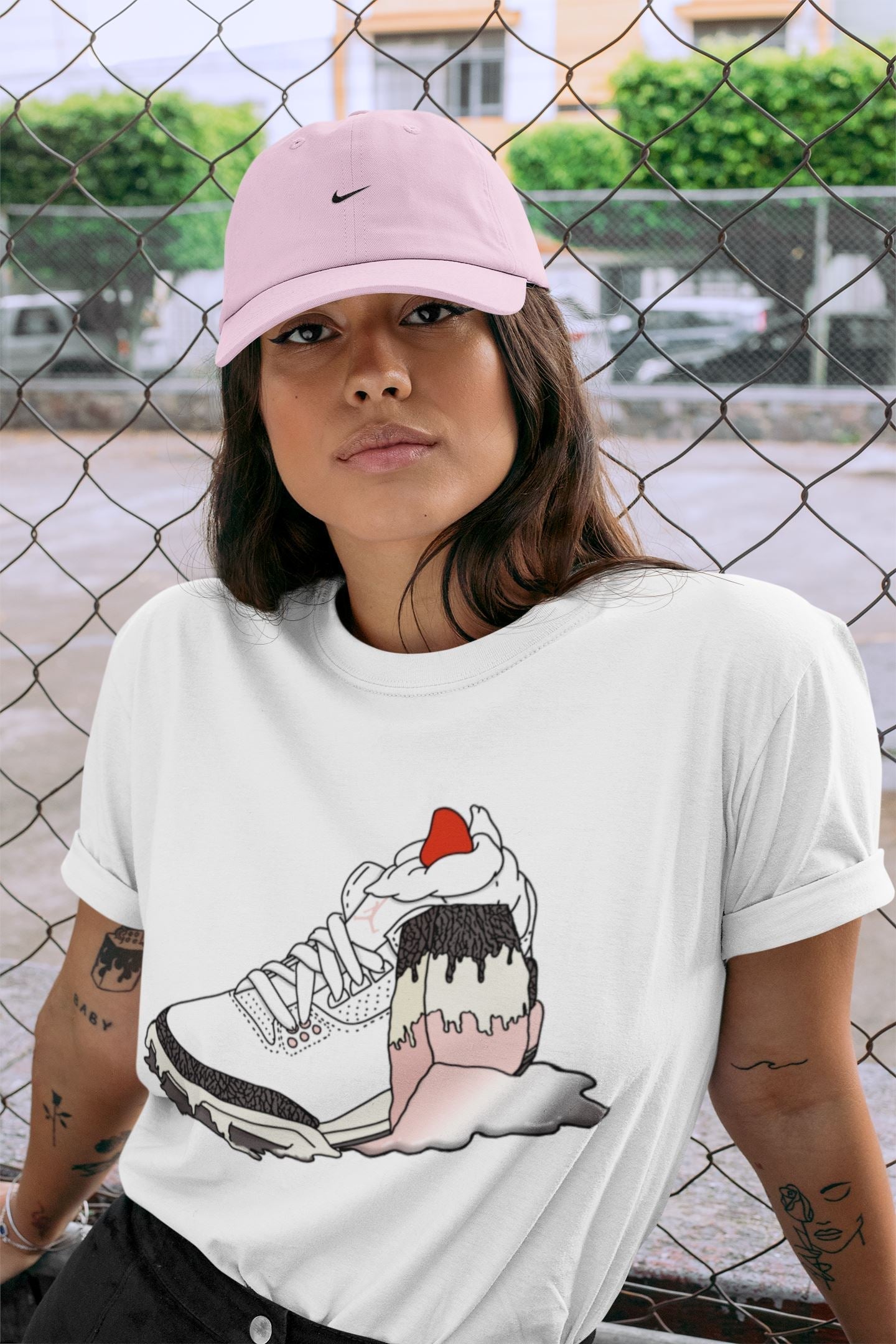 snkmatch Cake Unisex Tops - Air Jordan 3 Atmosphere