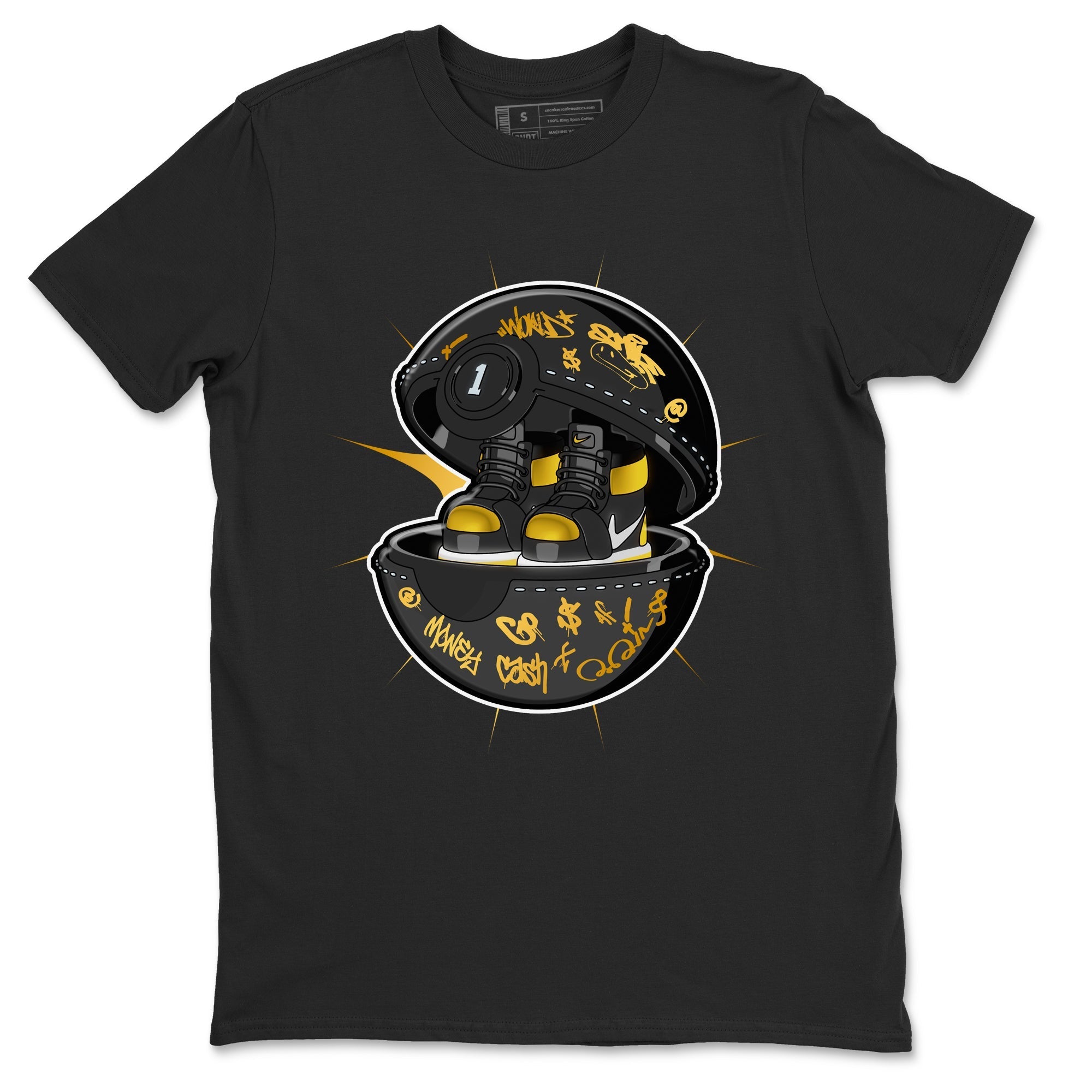 snkmatch Capsule snkmatch Tees - Air Jordan 1 Black Metallic Gold