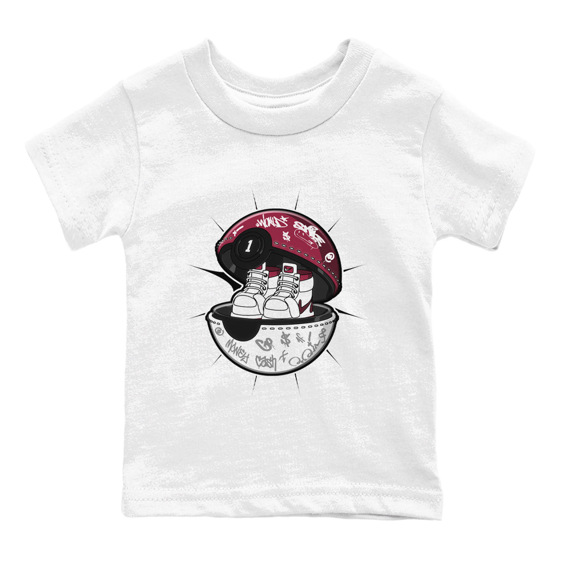 snkmatch Capsule snkmatch Tee Kids - Air Jordan 1 Metallic Burgundy