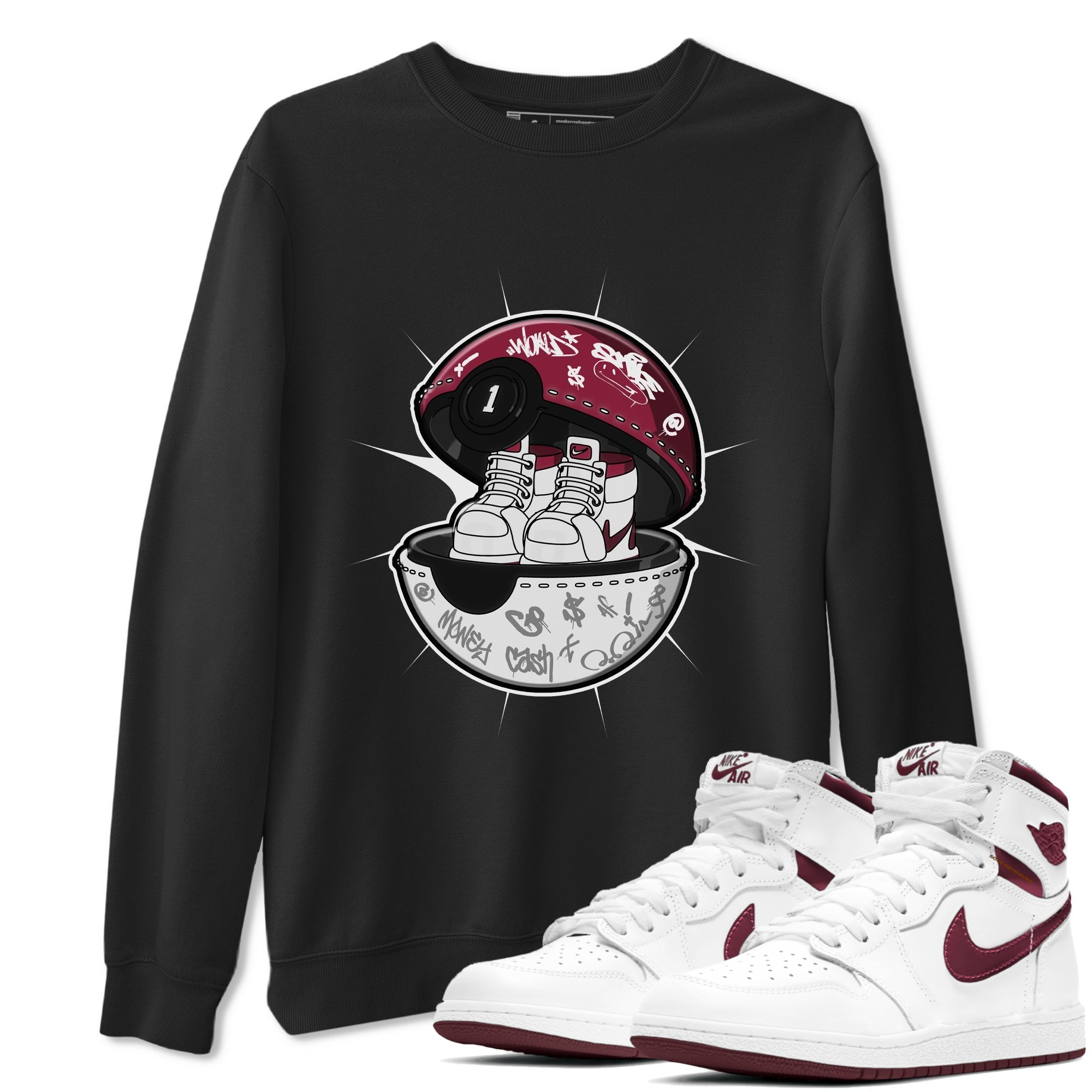 snkmatch Capsule snkmatch Tee - Air Jordan 1 Metallic Burgundy