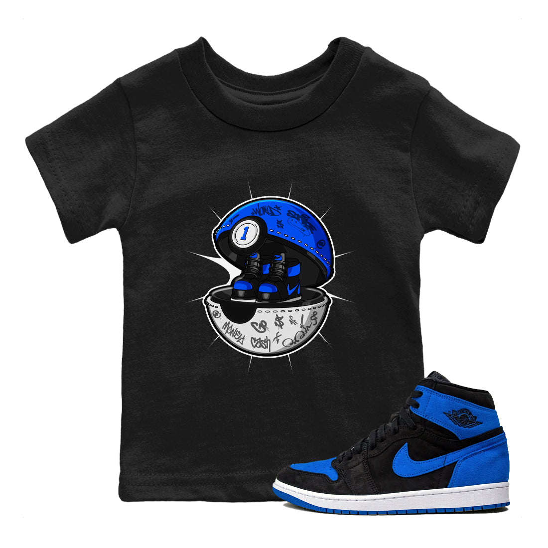 snkmatch Capsule snkmatch Tee Kids - Air Jordan 1 Royal Reimagined