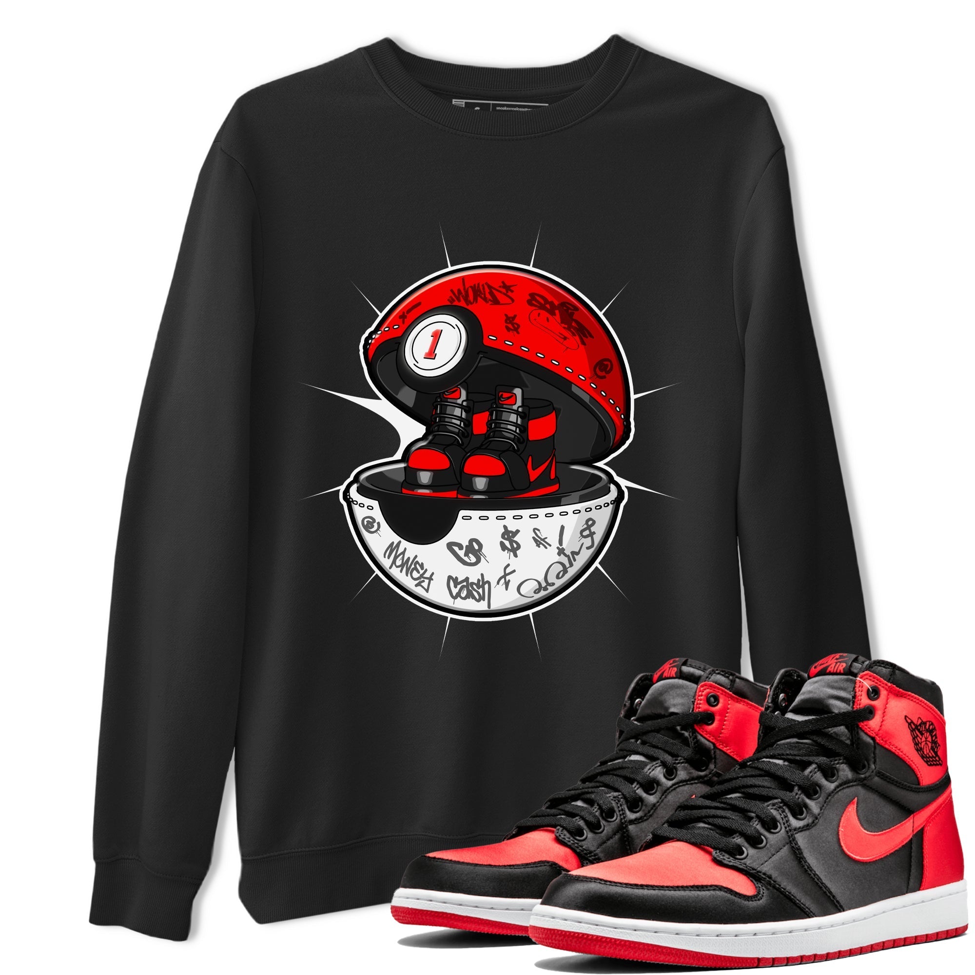 snkmatch Capsule snkmatch Tee - Air Jordan 1 Satin Bred