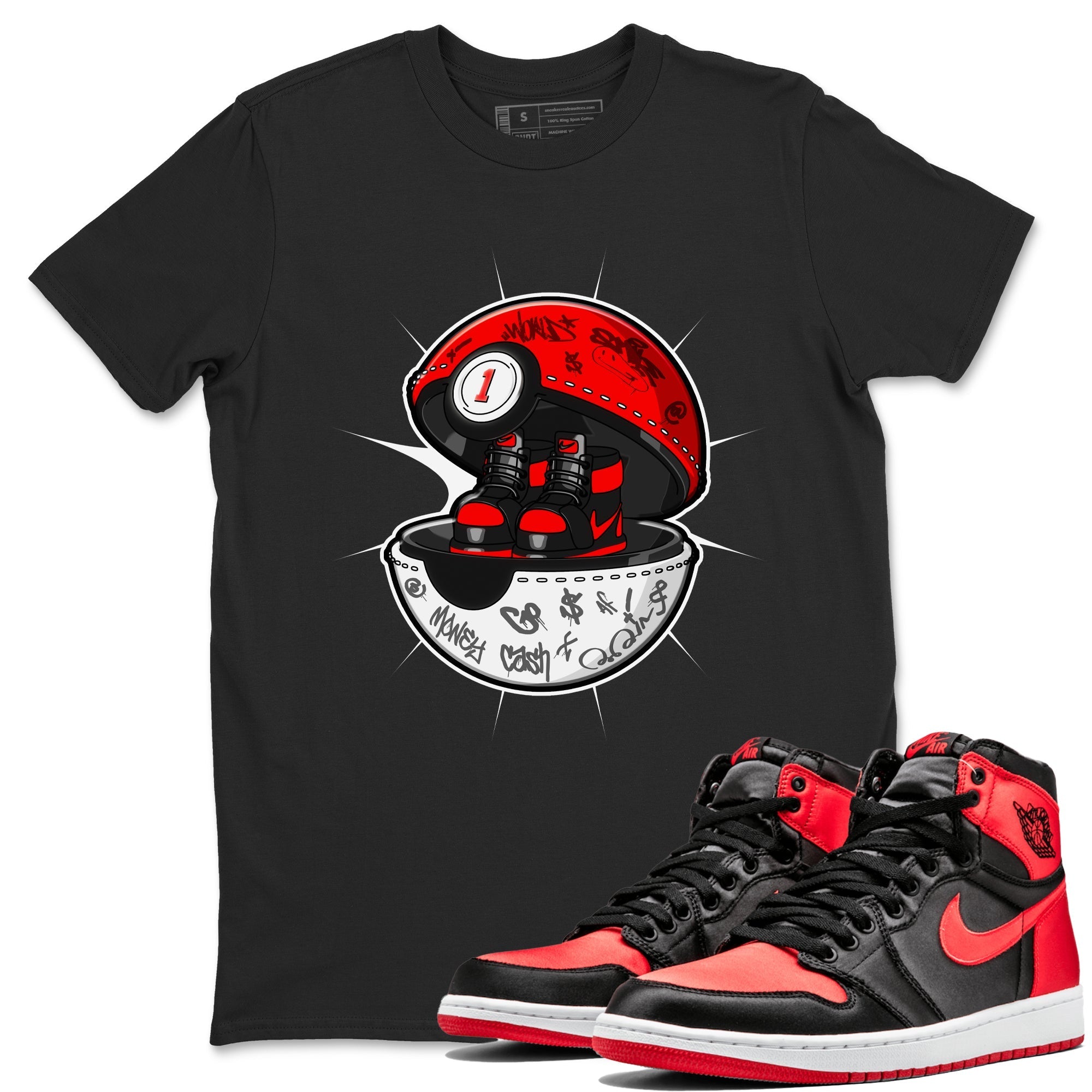 snkmatch Capsule snkmatch Tee - Air Jordan 1 Satin Bred