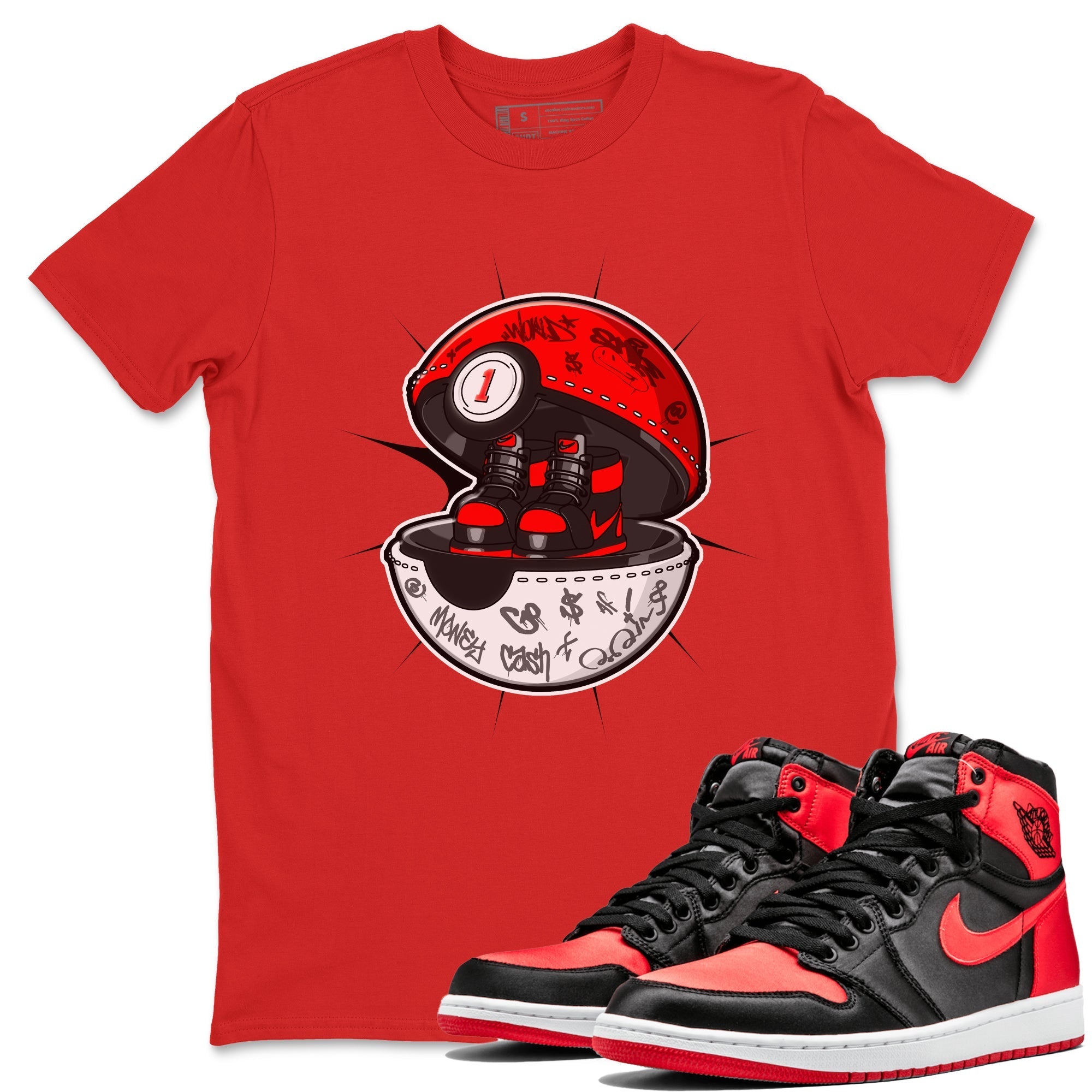 snkmatch Capsule snkmatch Tee - Air Jordan 1 Satin Bred