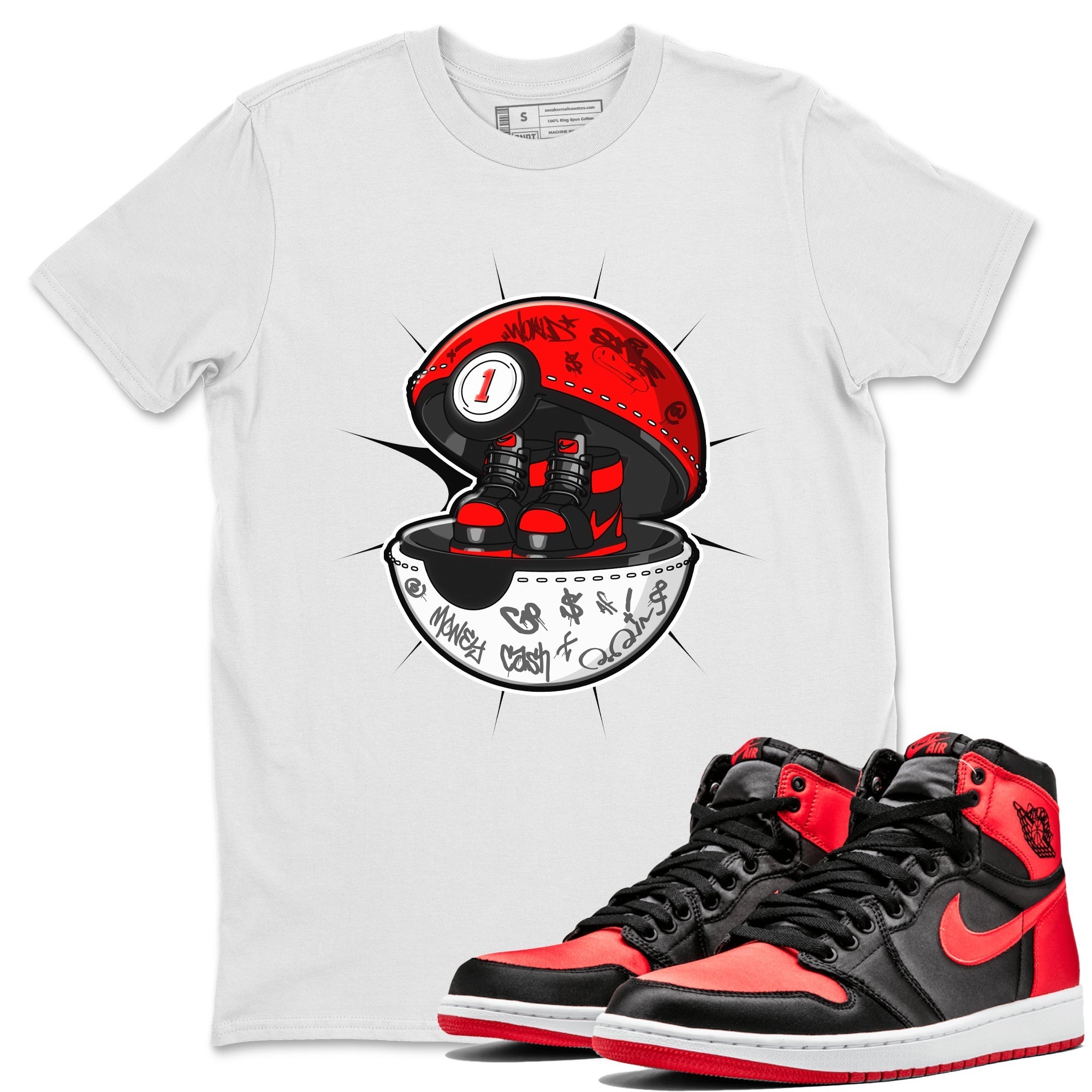 snkmatch Capsule snkmatch Tee - Air Jordan 1 Satin Bred