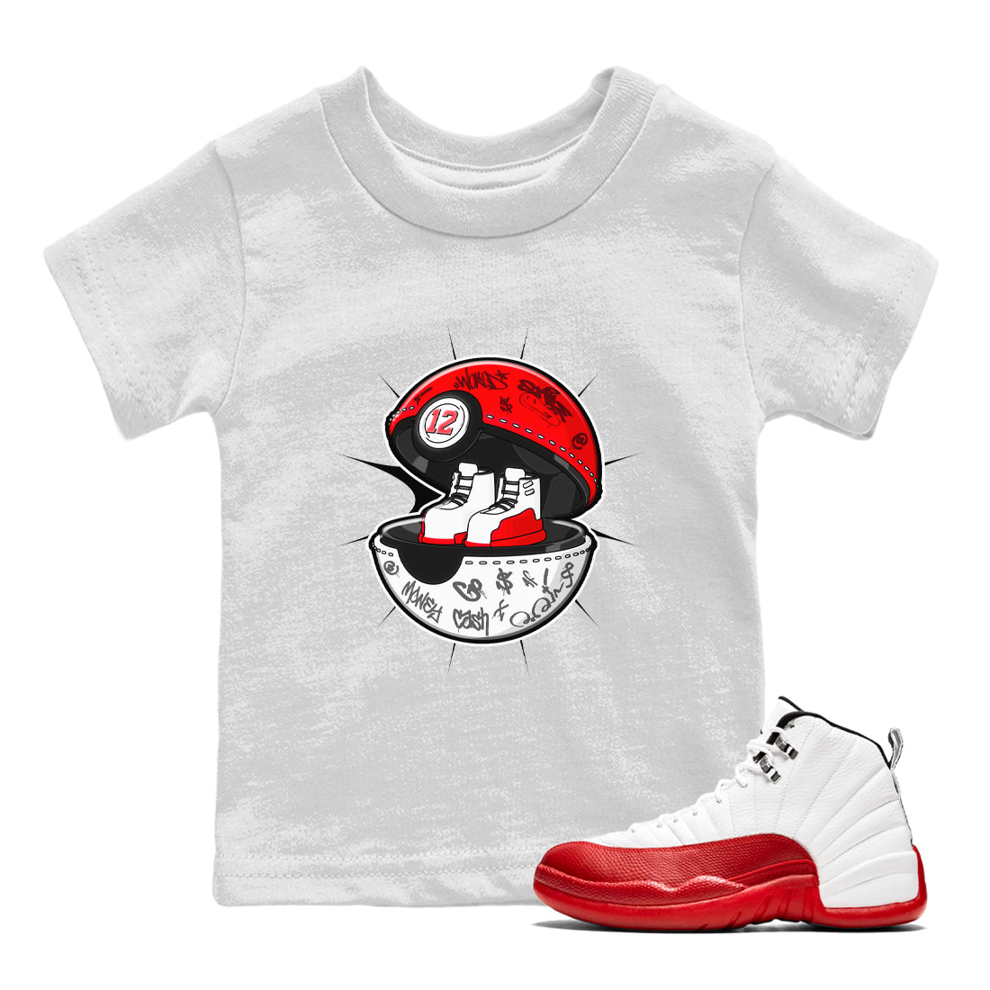 snkmatch Capsule snkmatch Tee Kids - Air Jordan 12 Cherry