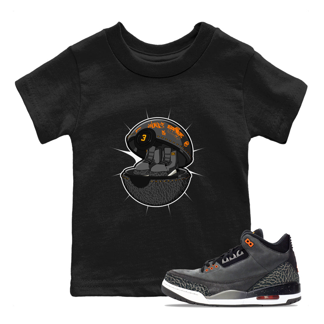 snkmatch Capsule snkmatch Tee Kids - Air Jordan 3 Fear