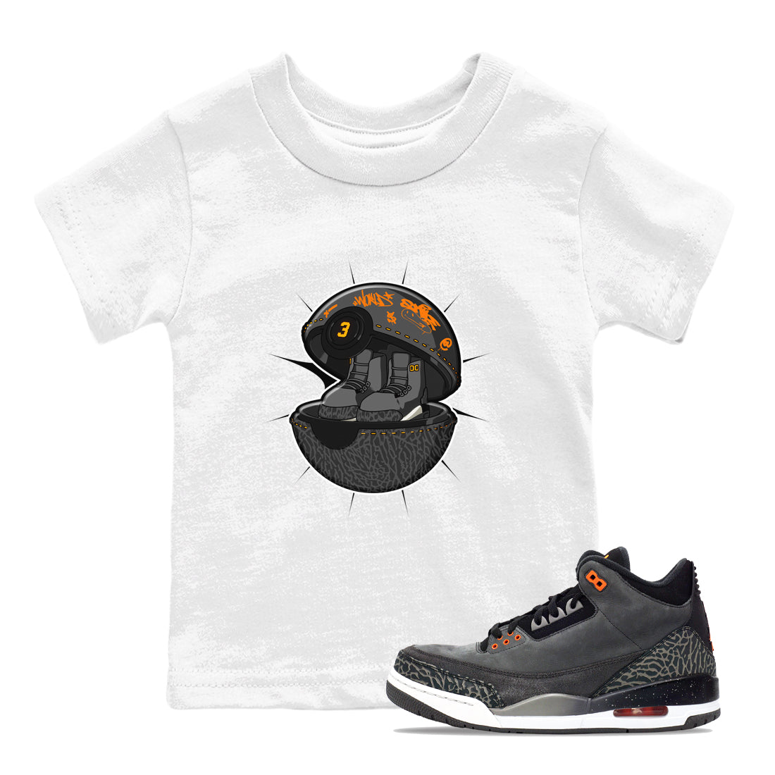 snkmatch Capsule snkmatch Tee Kids - Air Jordan 3 Fear