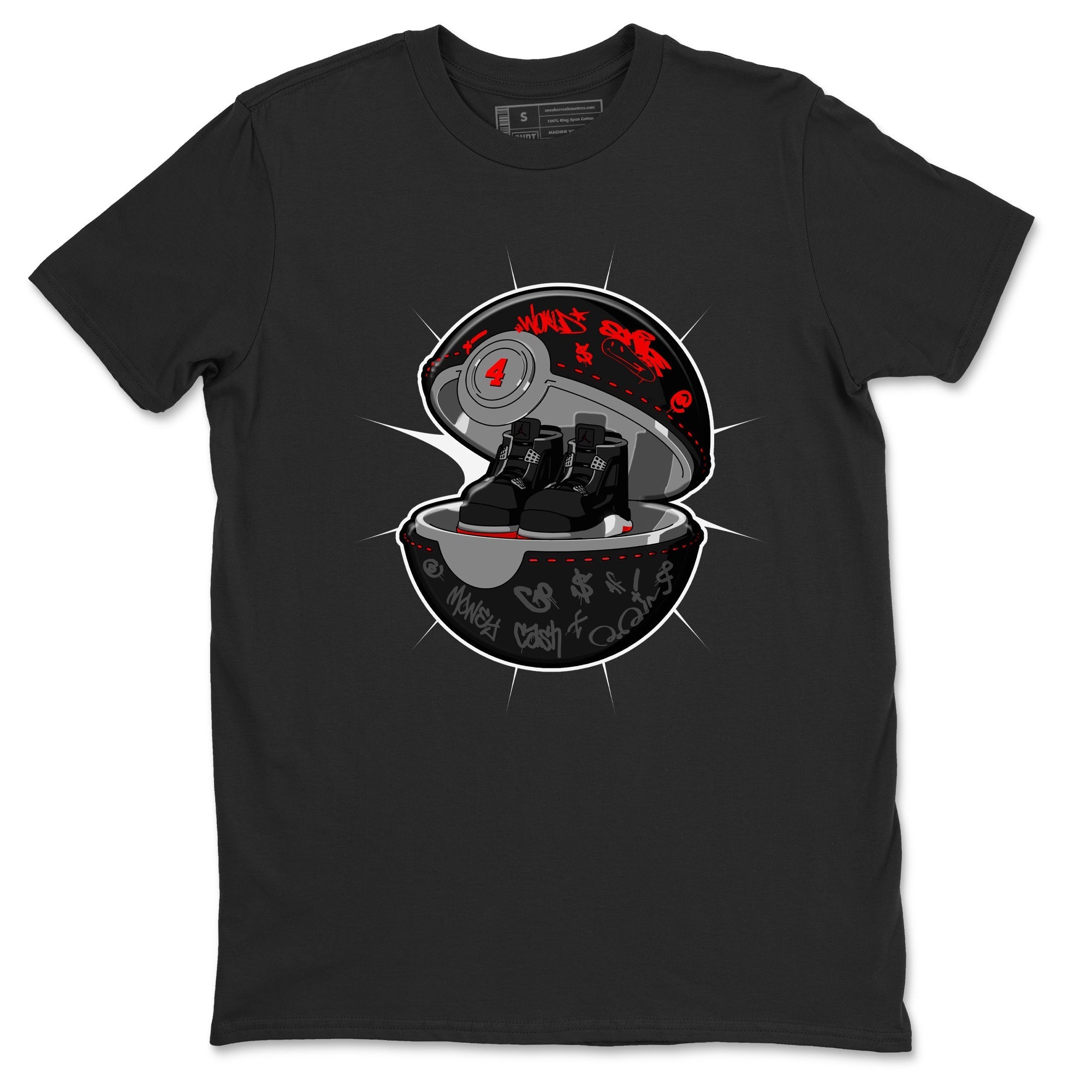 snkmatch Capsule snkmatch Tee - Air Jordan 4 Bred Reimagined