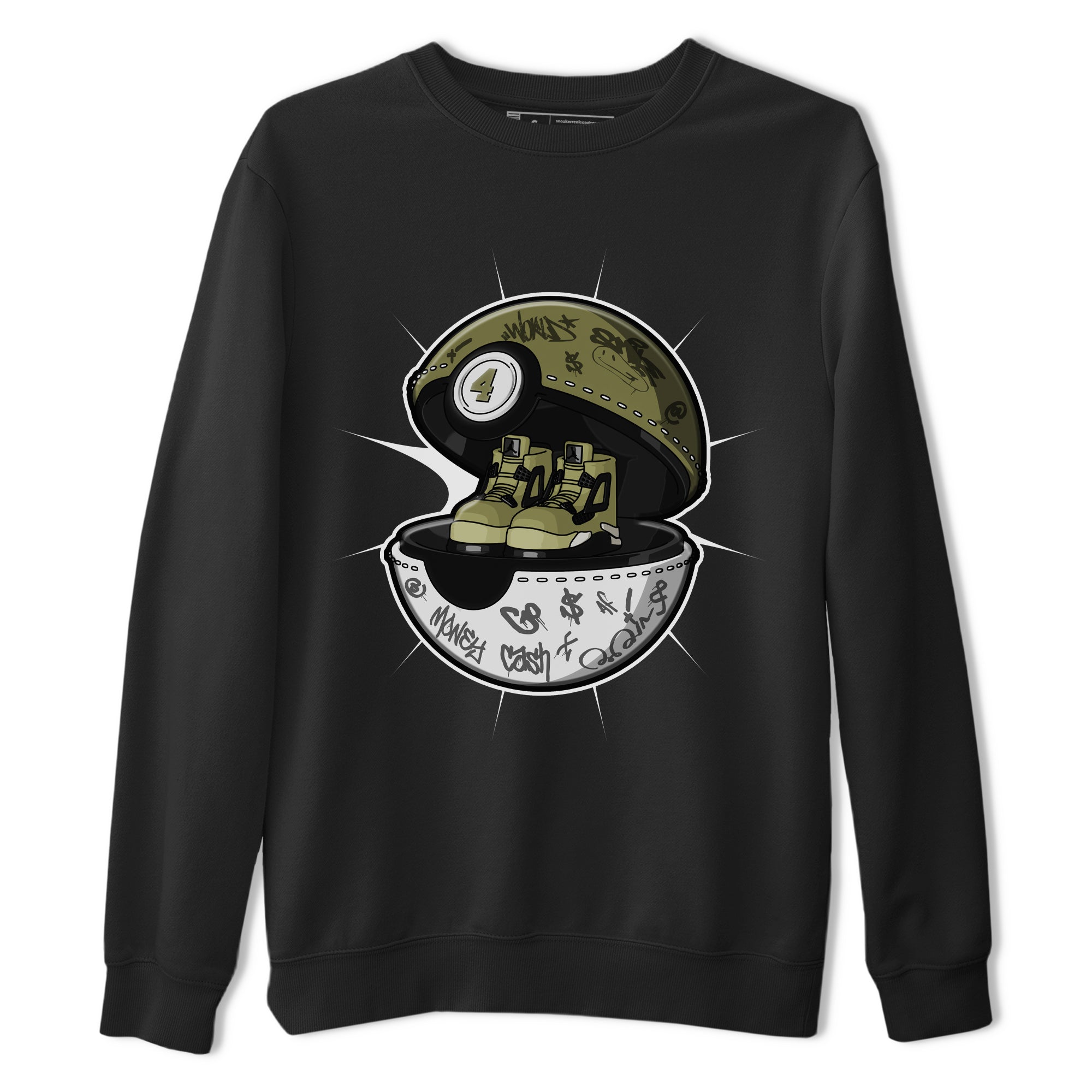 snkmatch Capsule snkmatch Tee - Air Jordan 4 Medium Olive