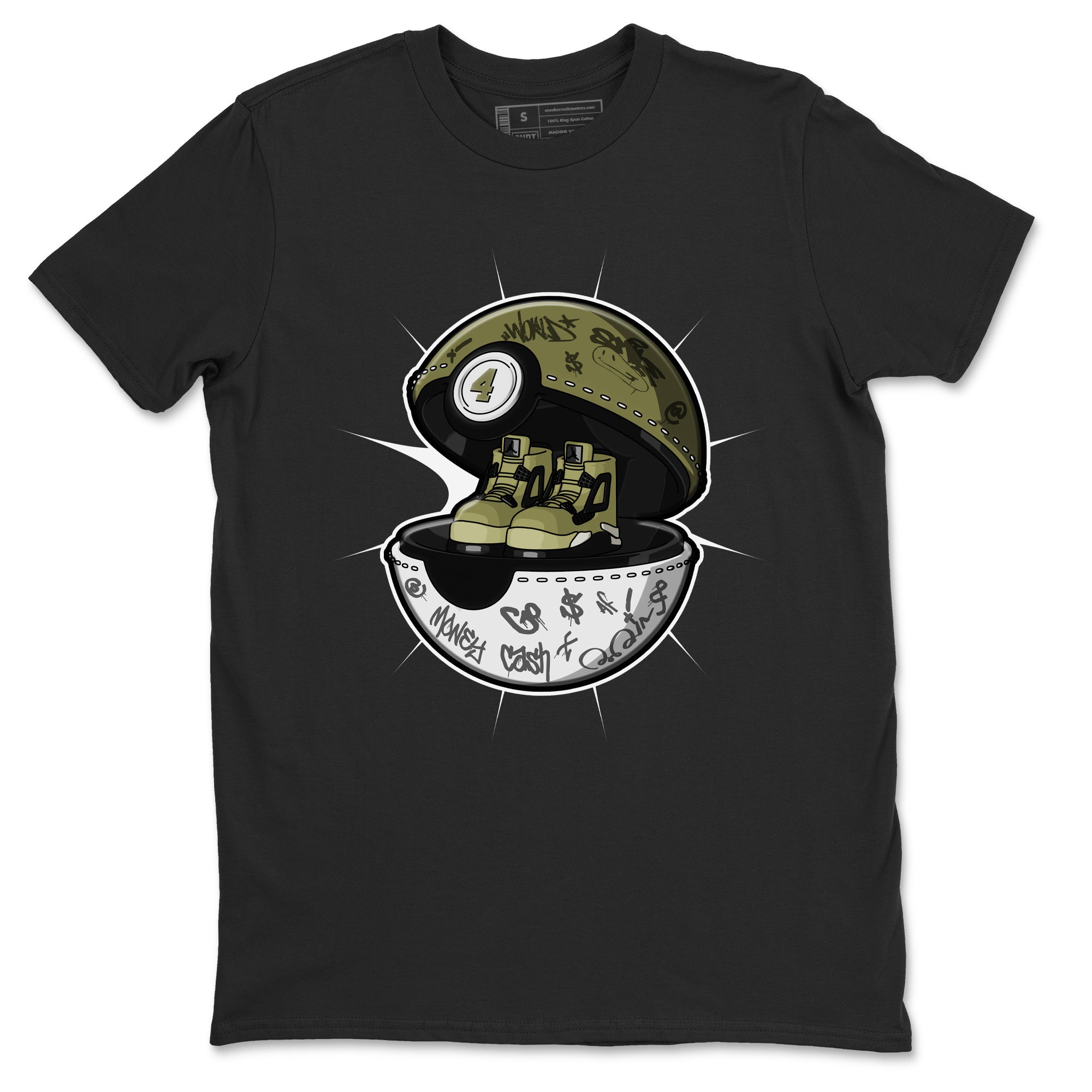 snkmatch Capsule snkmatch Tee - Air Jordan 4 Medium Olive