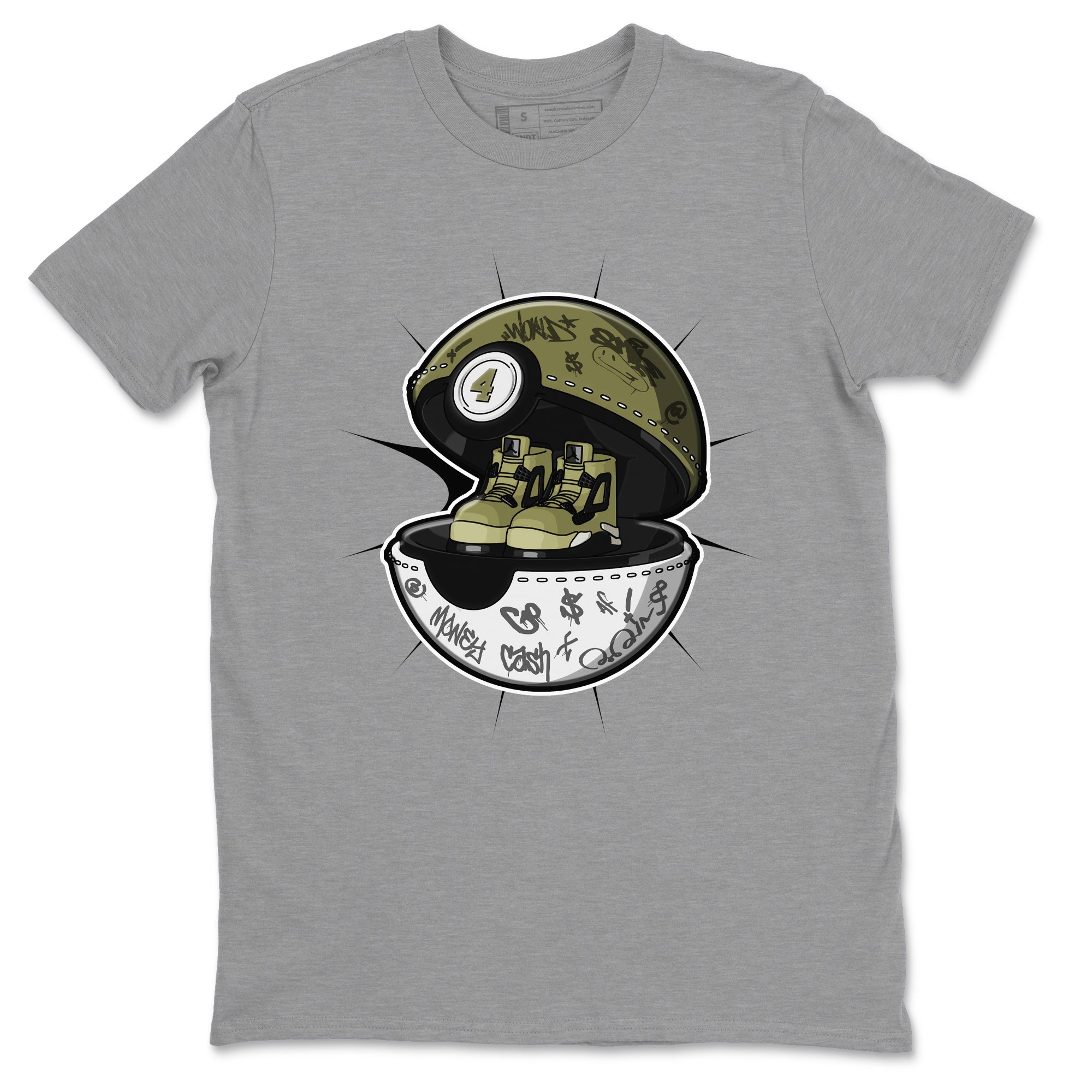 snkmatch Capsule snkmatch Tee - Air Jordan 4 Medium Olive