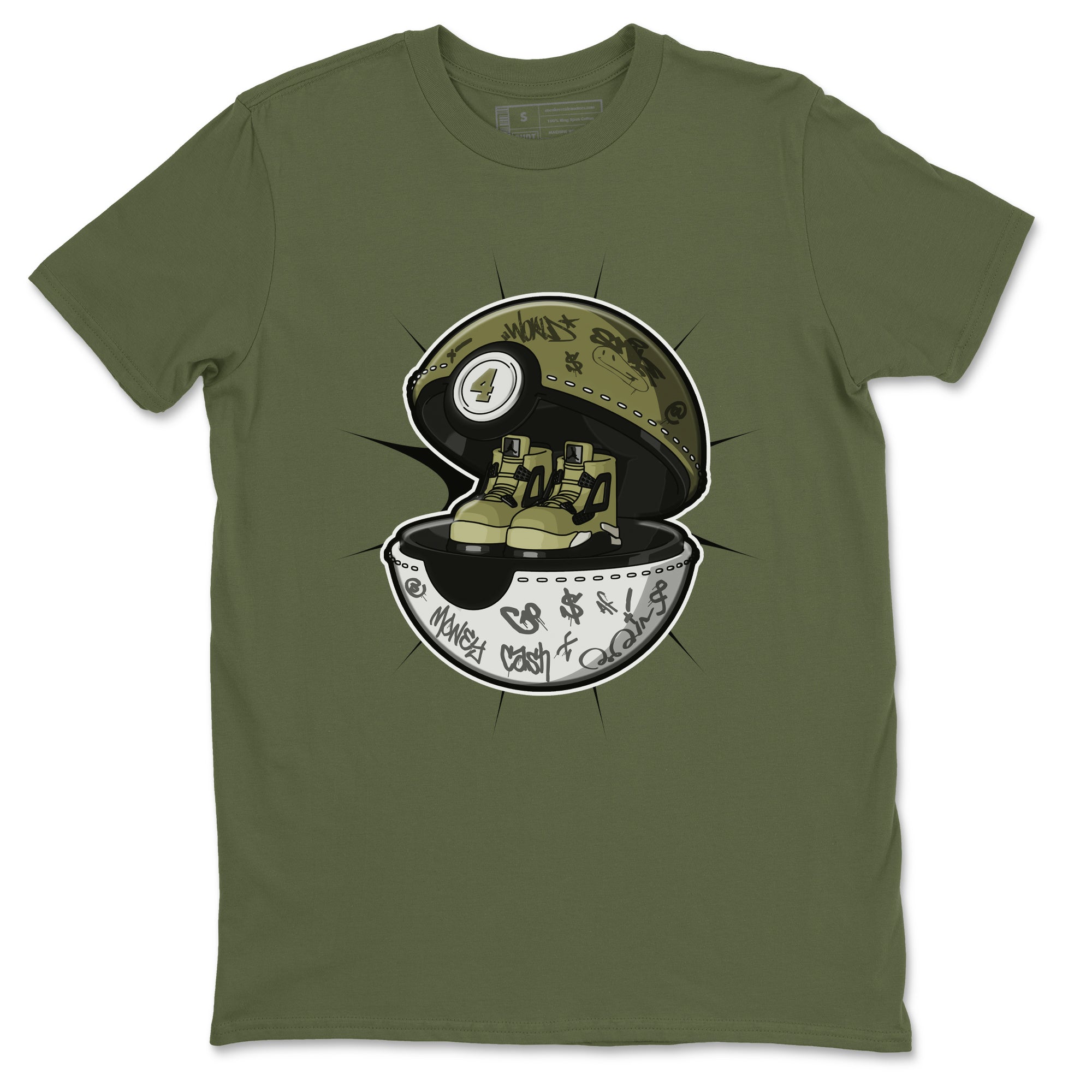snkmatch Capsule snkmatch Tee - Air Jordan 4 Medium Olive