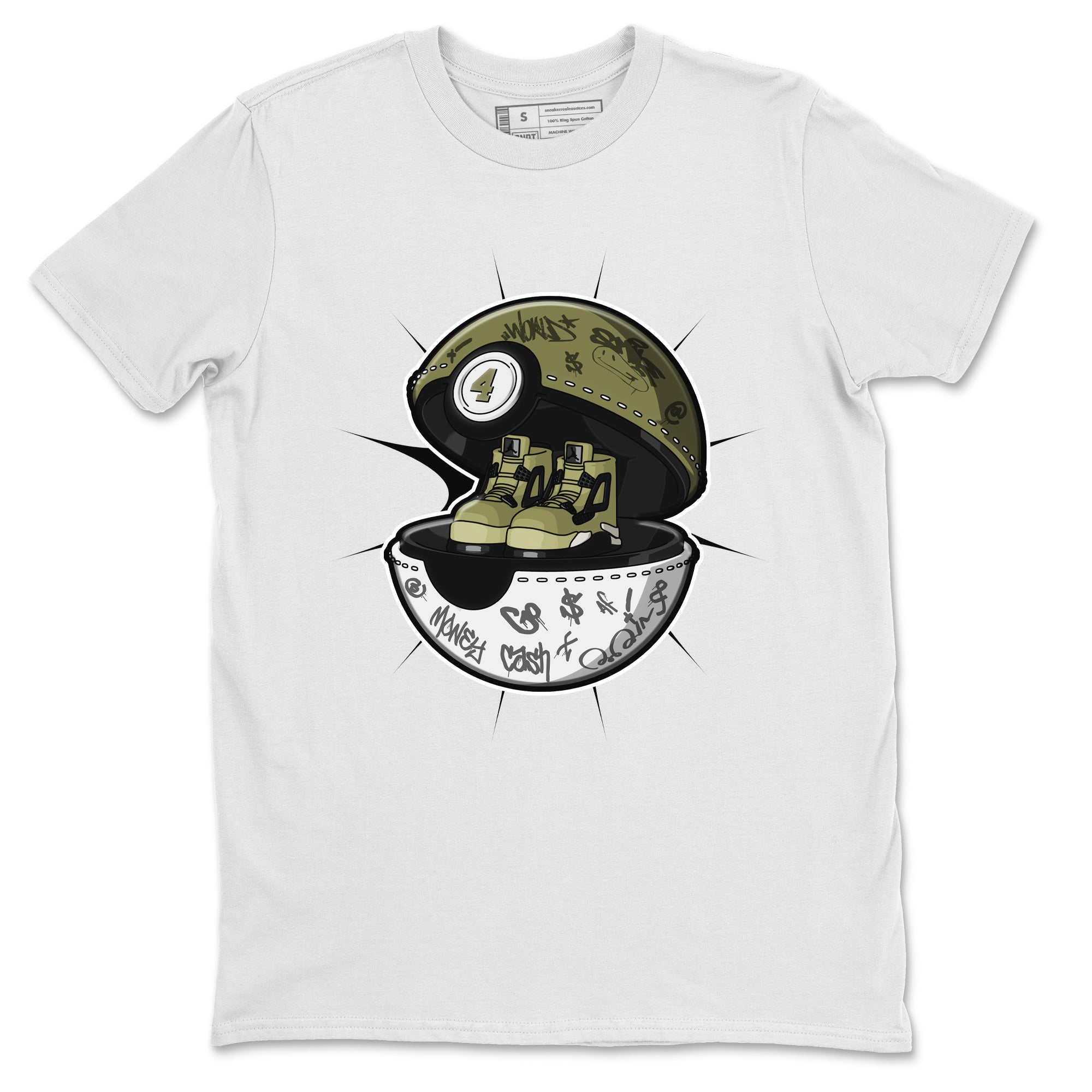snkmatch Capsule snkmatch Tee - Air Jordan 4 Medium Olive
