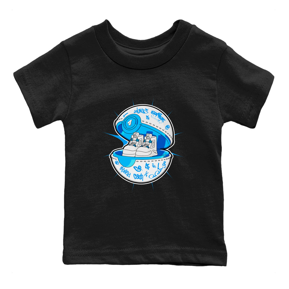 snkmatch Capsule snkmatch Tees Kids - Air Jordan 4 Military Blue