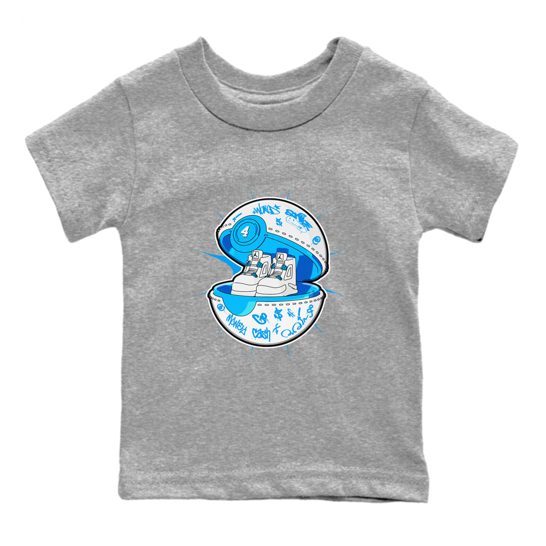 snkmatch Capsule snkmatch Tees Kids - Air Jordan 4 Military Blue