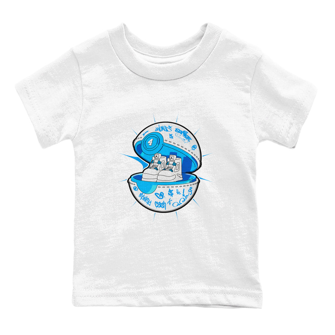 snkmatch Capsule snkmatch Tees Kids - Air Jordan 4 Military Blue
