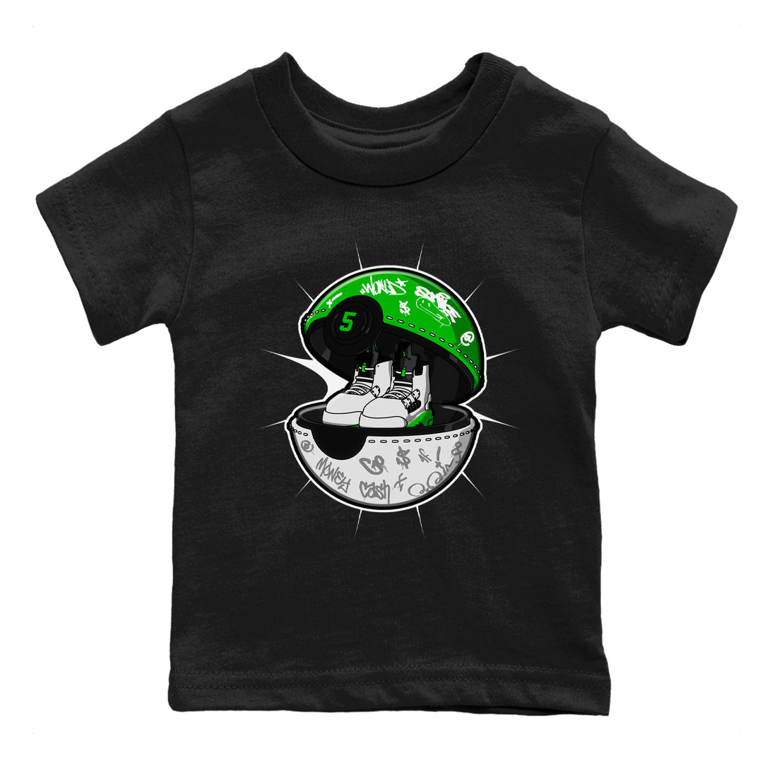 snkmatch Capsule snkmatch Tee Kids - Air Jordan 5 Lucky Green