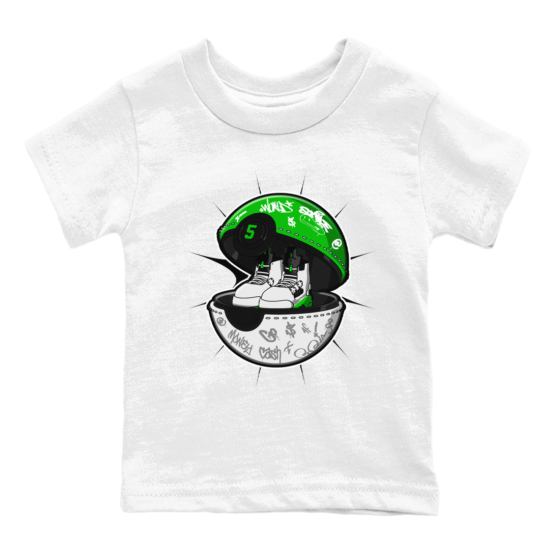 snkmatch Capsule snkmatch Tee Kids - Air Jordan 5 Lucky Green