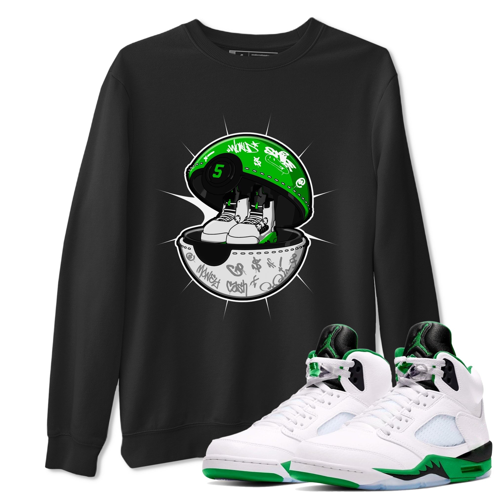 snkmatch Capsule snkmatch Tee - Air Jordan 5 Lucky Green