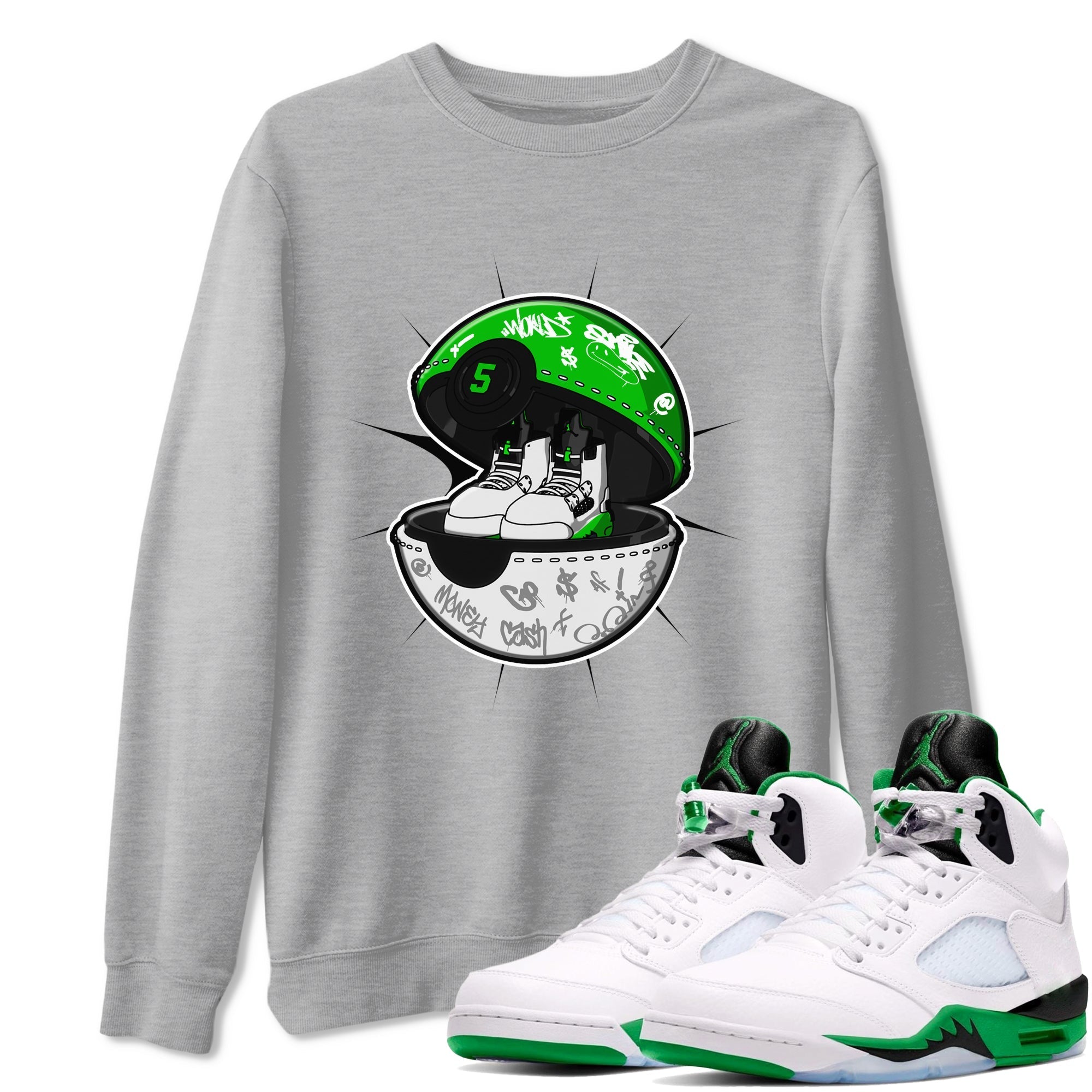 snkmatch Capsule snkmatch Tee - Air Jordan 5 Lucky Green