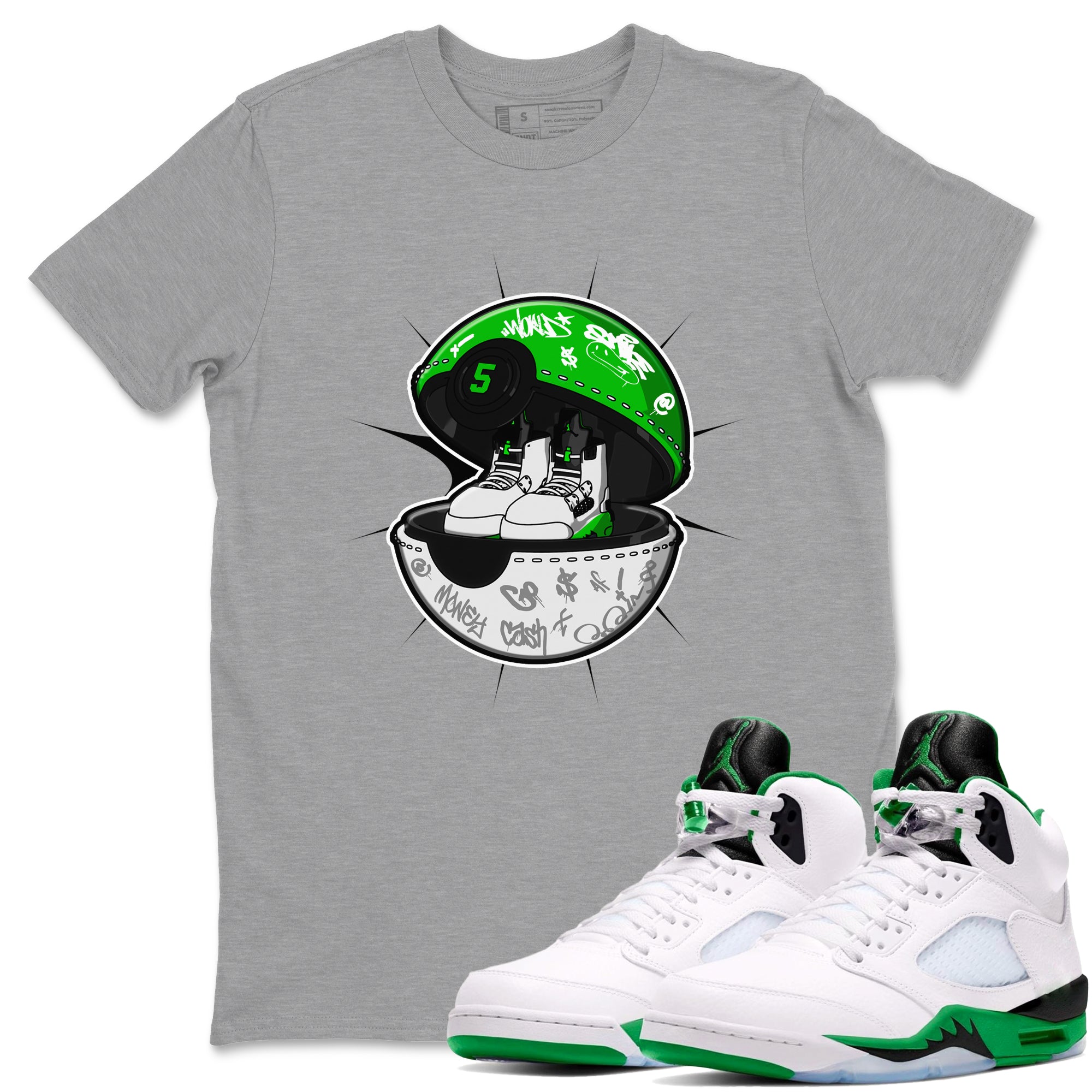 snkmatch Capsule snkmatch Tee - Air Jordan 5 Lucky Green