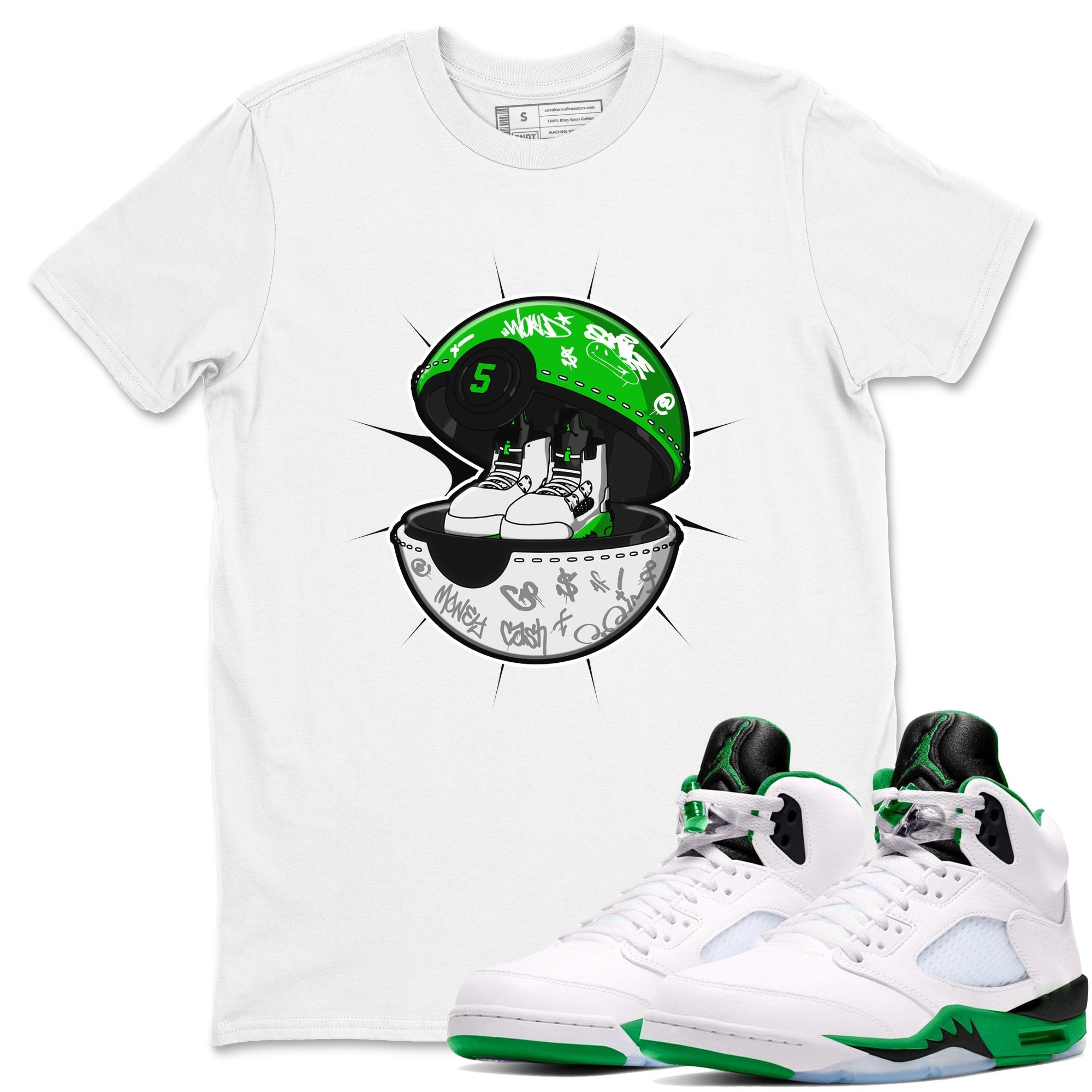 snkmatch Capsule snkmatch Tee - Air Jordan 5 Lucky Green