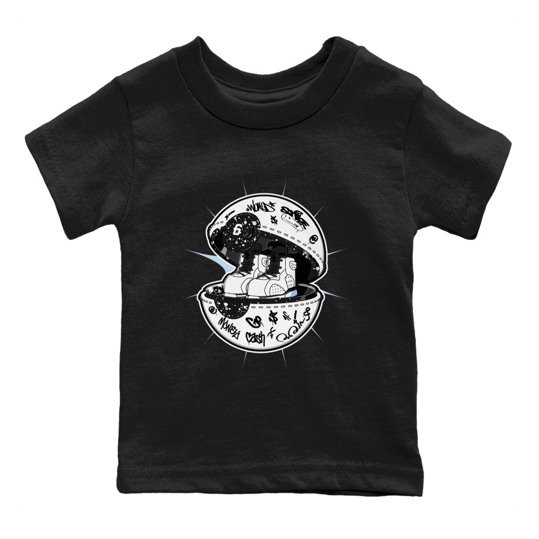 snkmatch Capsule snkmatch Tees Kids - Air Jordan 6 White Black