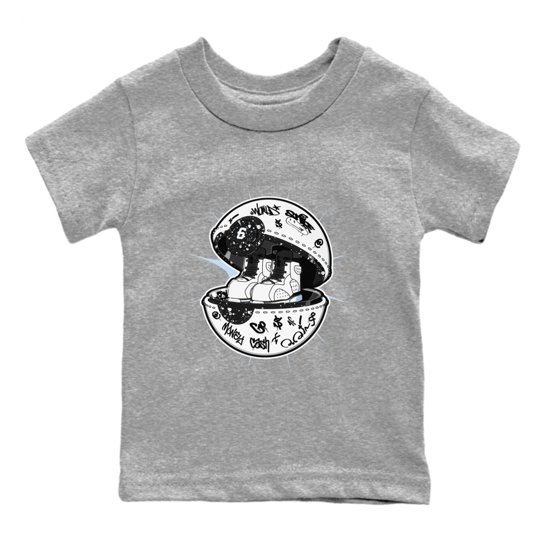 snkmatch Capsule snkmatch Tees Kids - Air Jordan 6 White Black