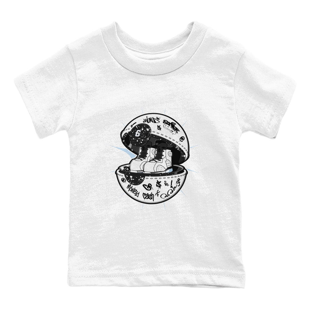 snkmatch Capsule snkmatch Tees Kids - Air Jordan 6 White Black