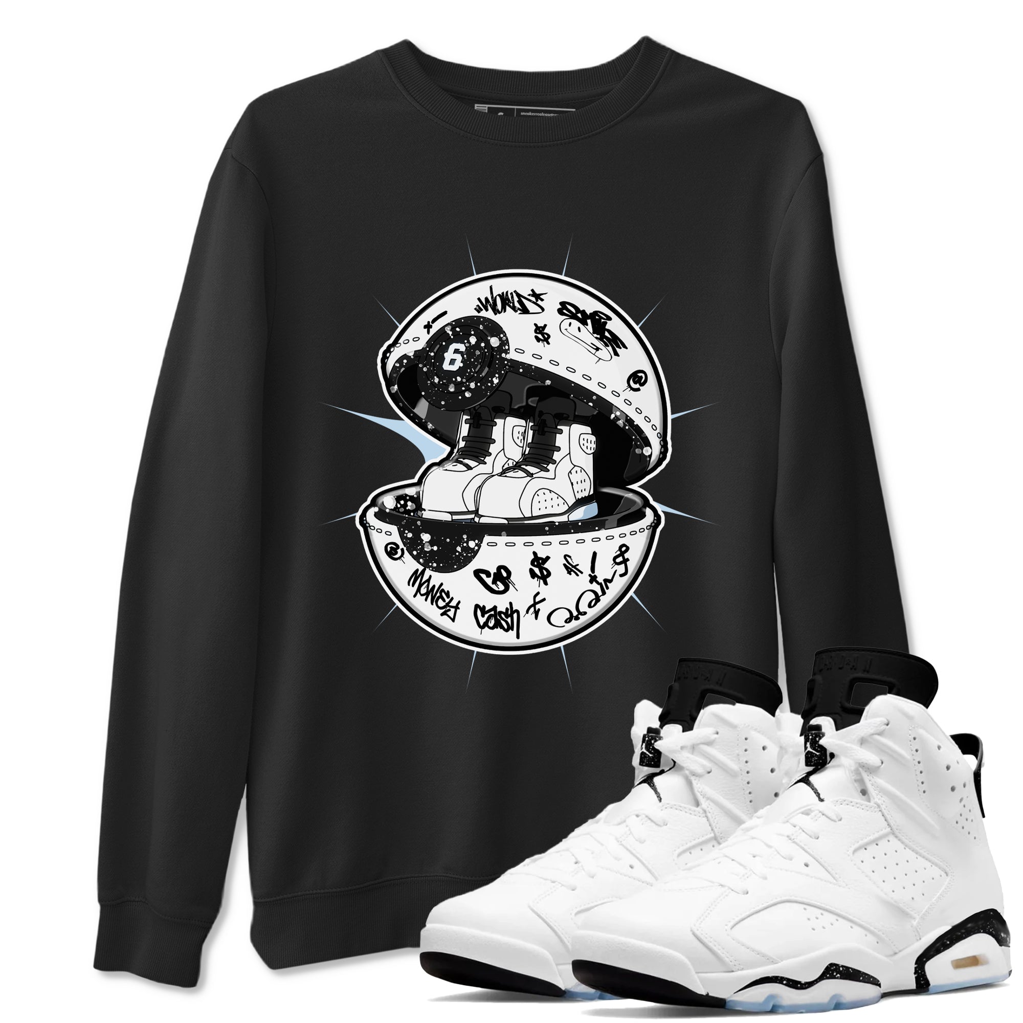 snkmatch Capsule snkmatch Tees - Air Jordan 6 White Black