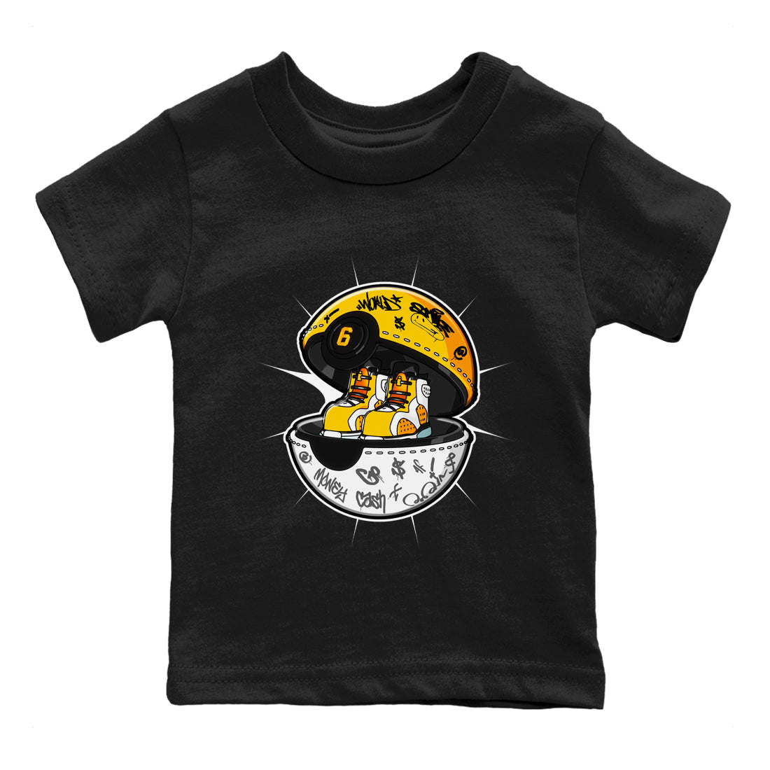 snkmatch Capsule snkmatch Tee Kids - Air Jordan 6 Yellow Ochre