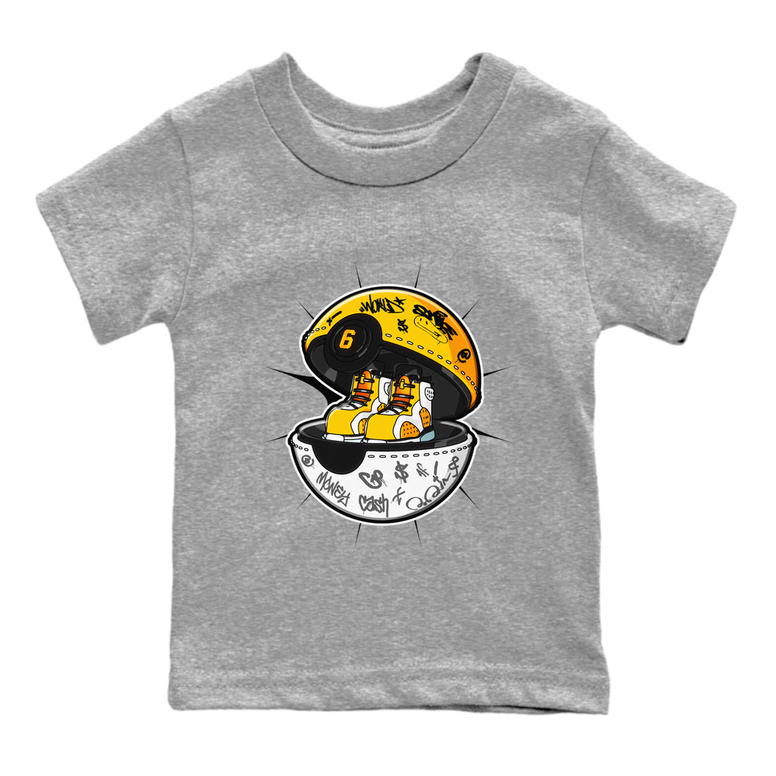 snkmatch Capsule snkmatch Tee Kids - Air Jordan 6 Yellow Ochre