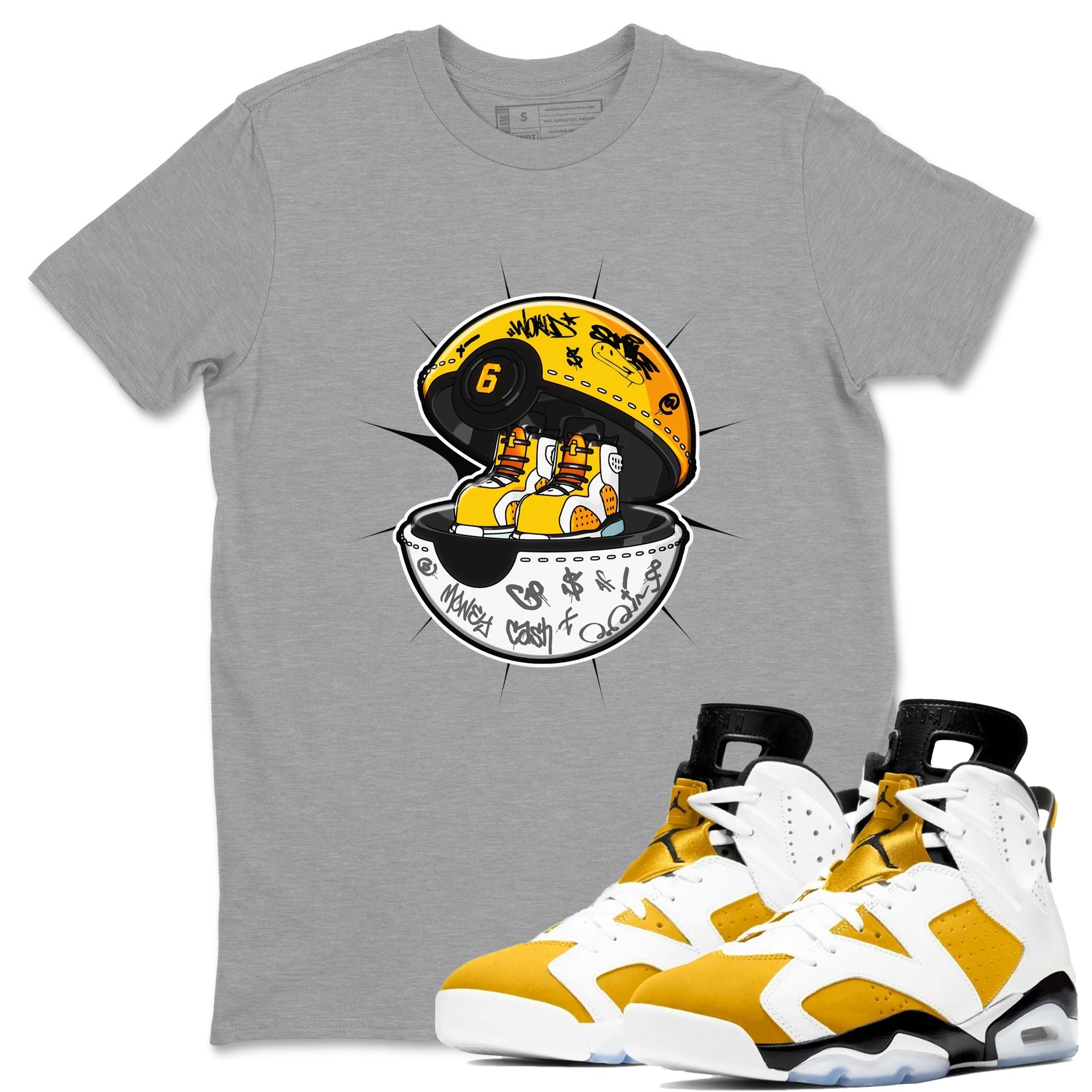snkmatch Capsule snkmatch Tee - Air Jordan 6 Yellow Ochre