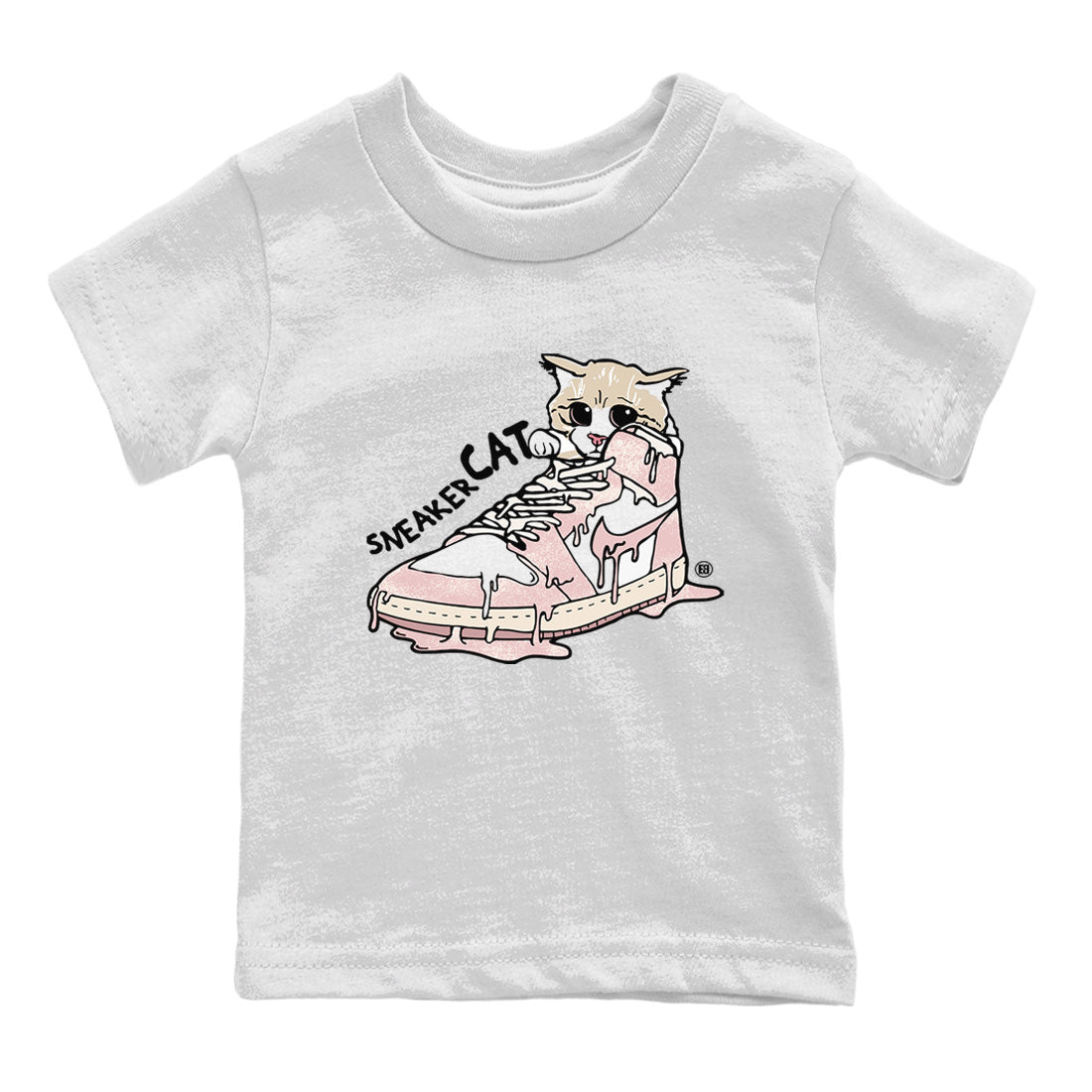 snkmatch Cat Kids Tops - Air Jordan 1 Washed Pink