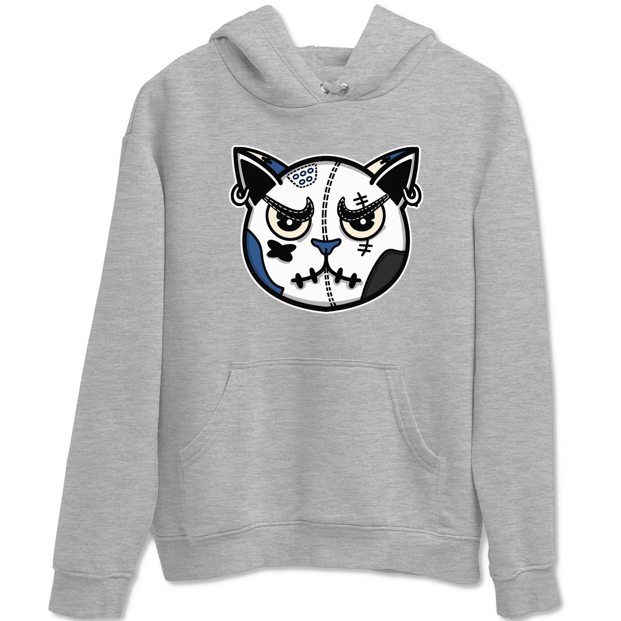 snkmatch Cat Face snkmatch Tees - Air Jordan 3 A Ma Maniere x Diffused Blue