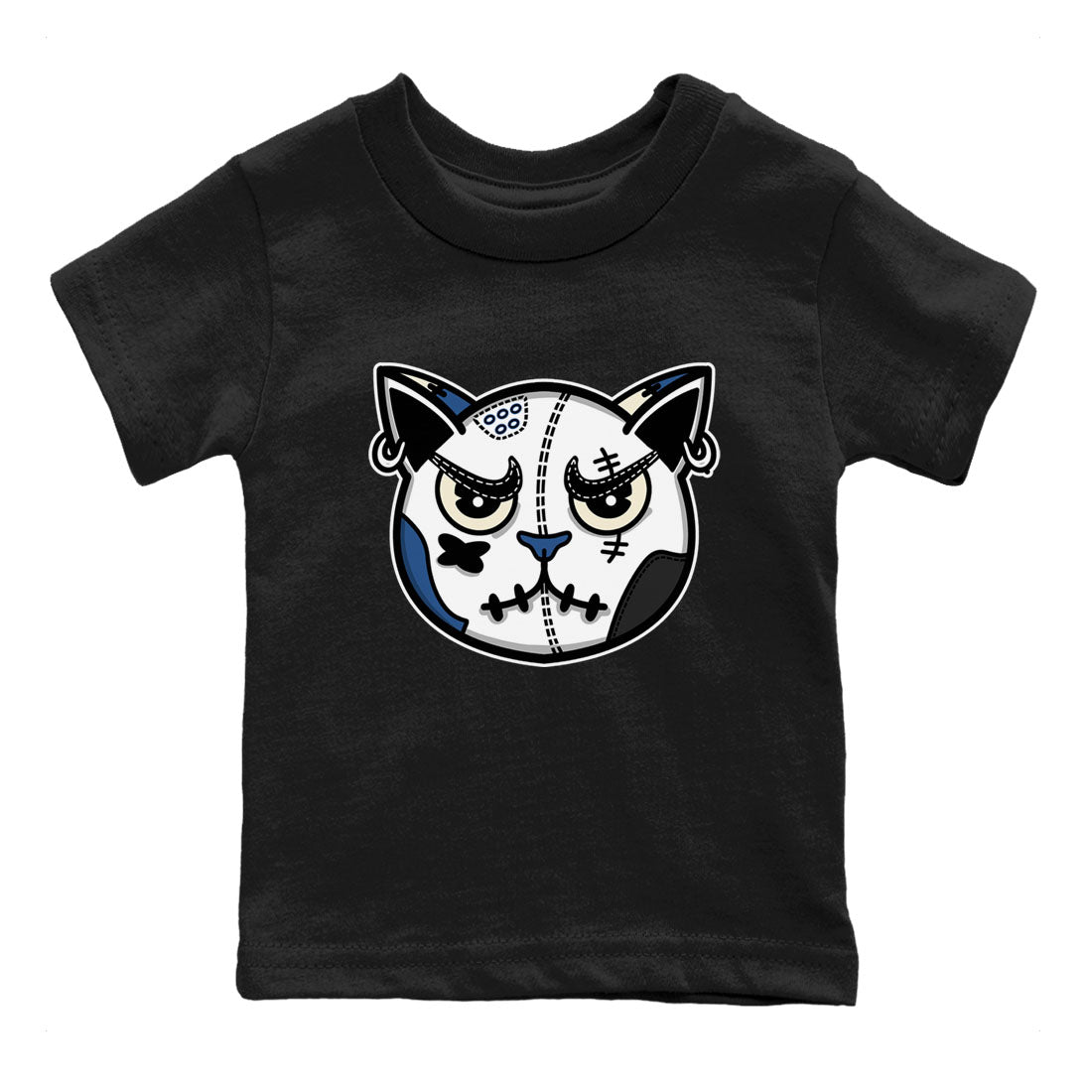 snkmatch Cat Face snkmatch Tees Kids - Air Jordan 3 A Ma Maniere x Diffused Blue