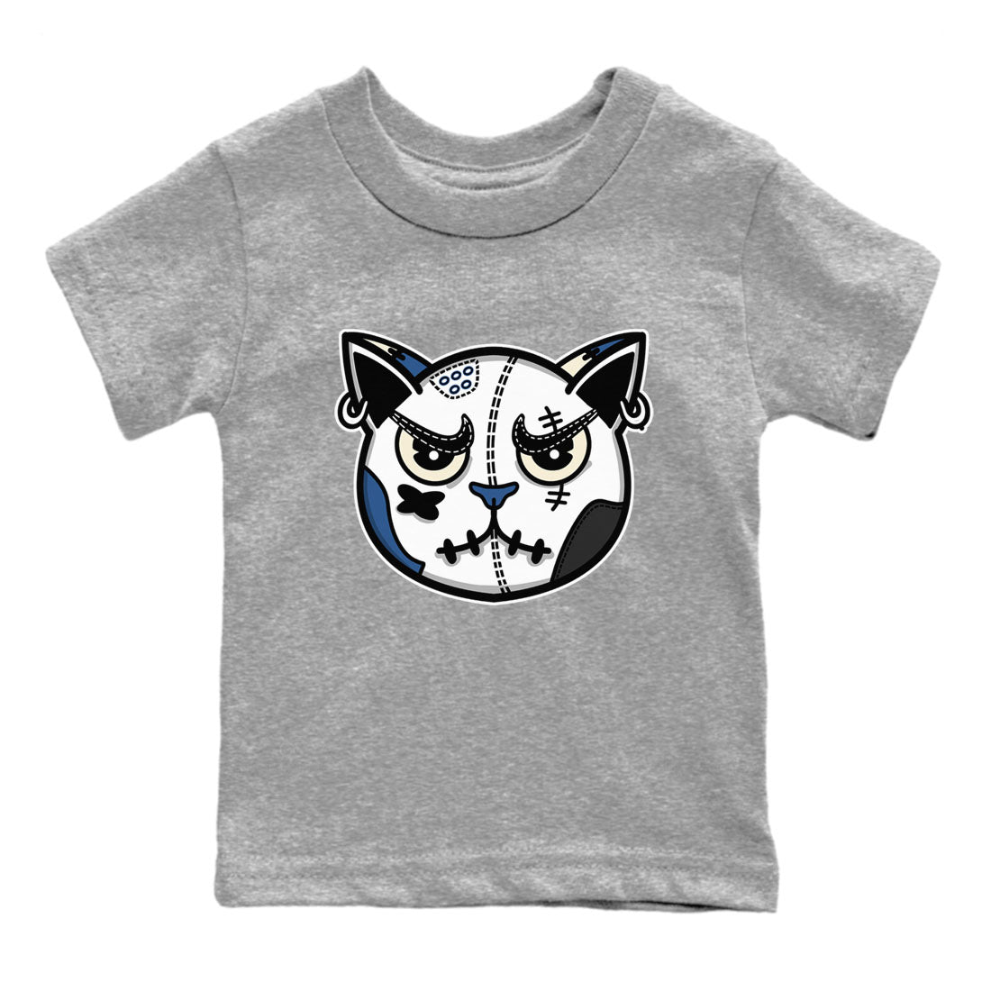 snkmatch Cat Face snkmatch Tees Kids - Air Jordan 3 A Ma Maniere x Diffused Blue