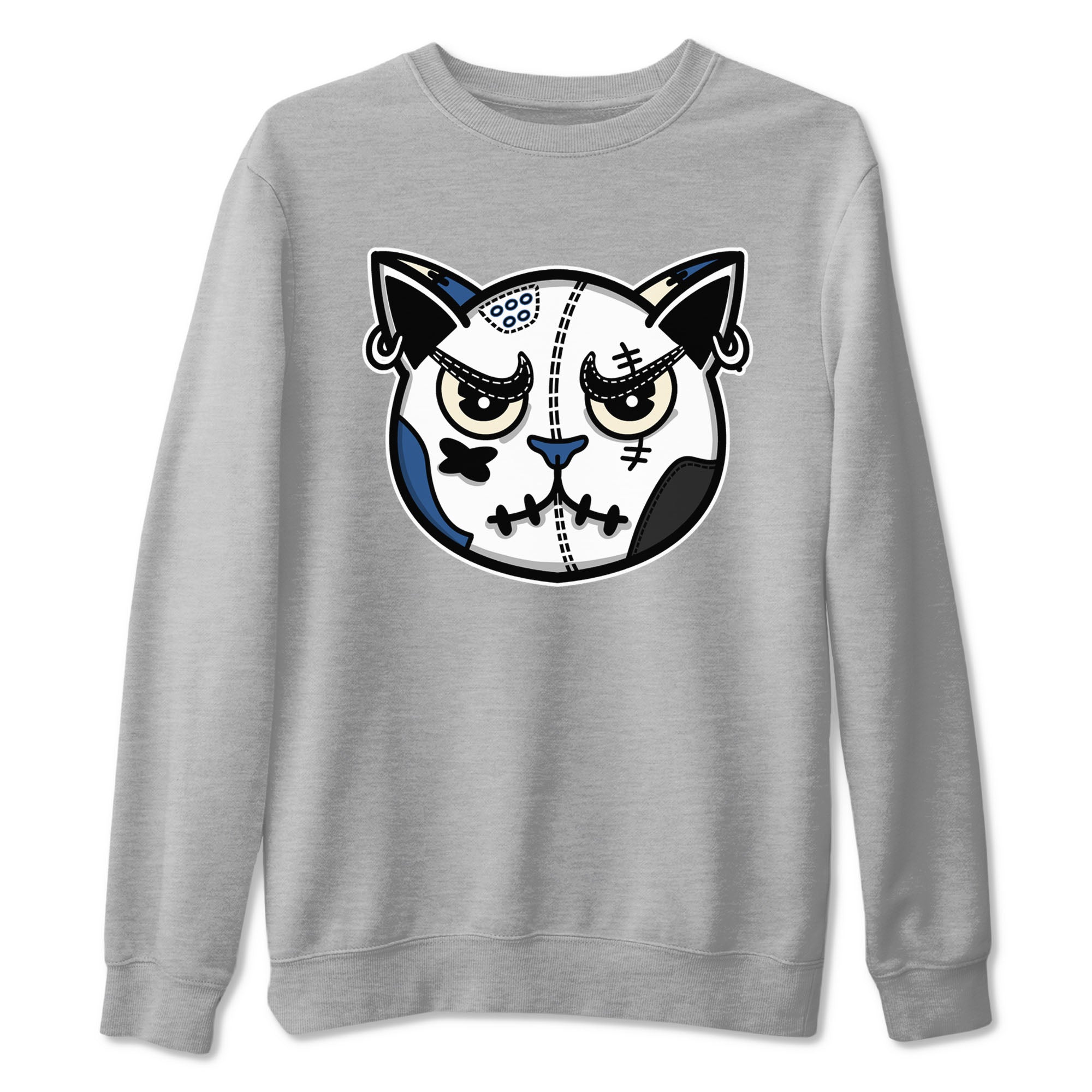 snkmatch Cat Face snkmatch Tees - Air Jordan 3 A Ma Maniere x Diffused Blue