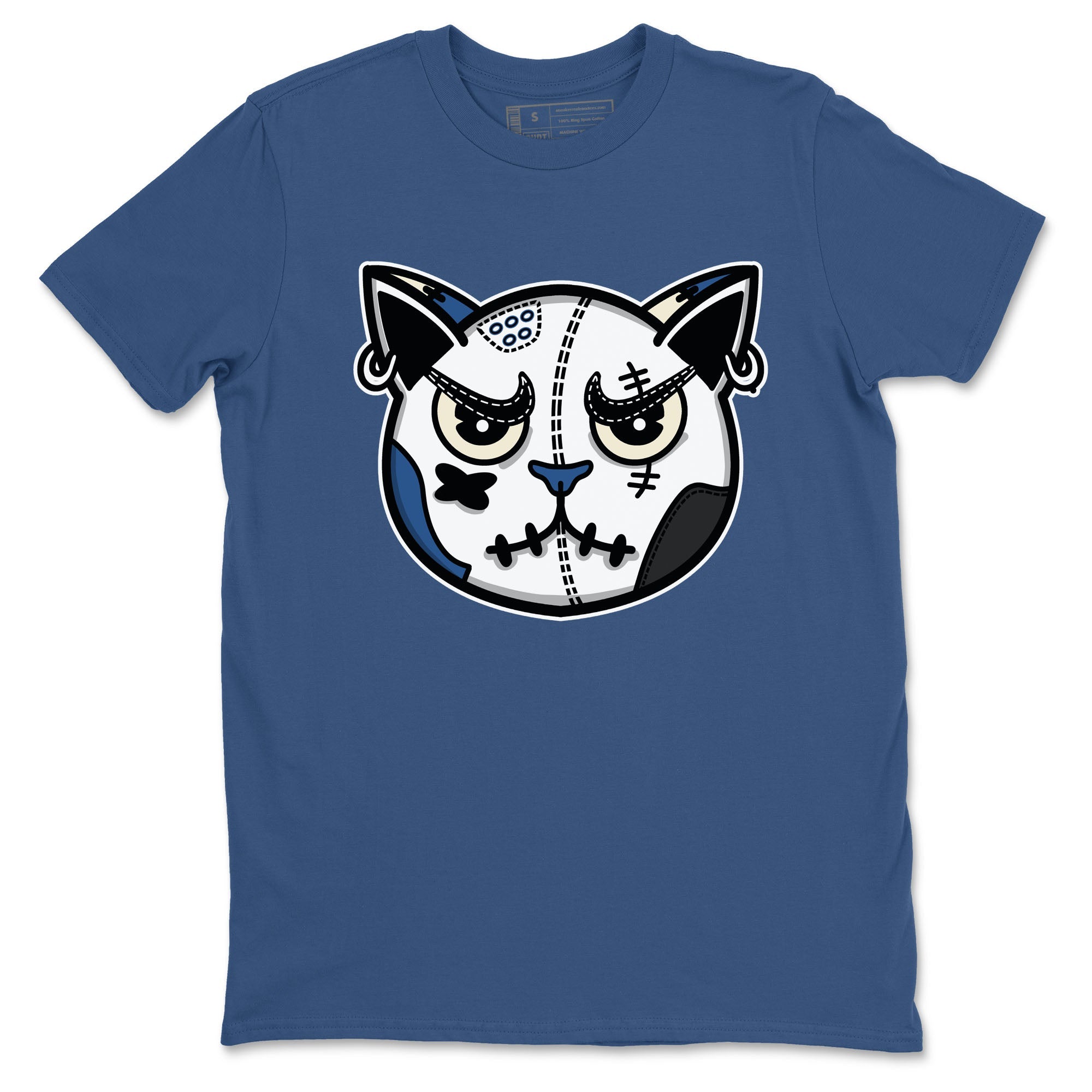 snkmatch Cat Face snkmatch Tees - Air Jordan 3 A Ma Maniere x Diffused Blue